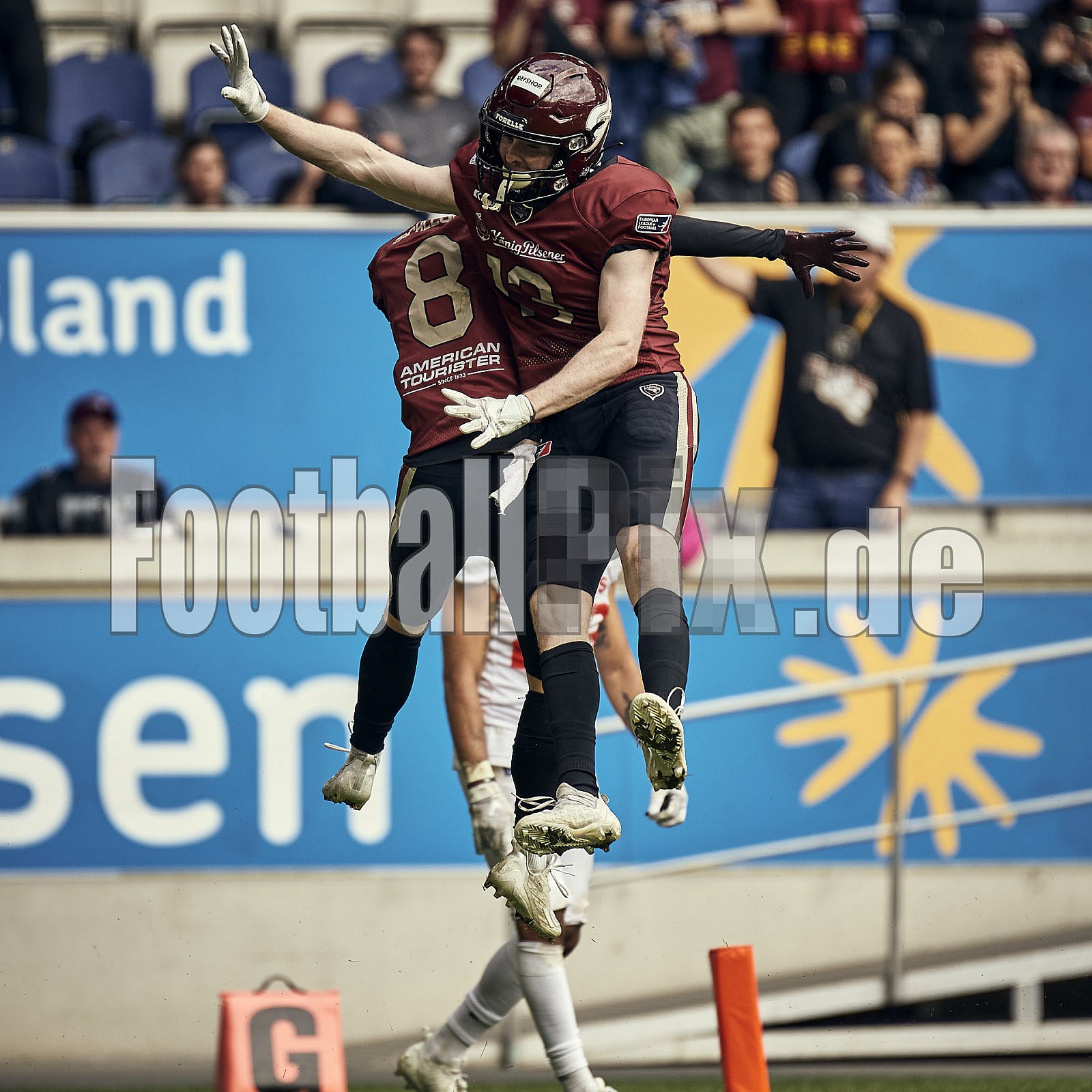 Die 5.Spielwoche der European League of Football (ELF) Season 2023 Rhein Fire vs Helvetic Guards am 1.07.2023 im Stadion Schauinsland-Reisen-Arena, Margaretenstraße 5-7, 47055 Duisburg. Punkte Endstand 51 : 0. 
Bildnummer: 2023-07-01_0505 - ELF HelveticGuards@RheinFire