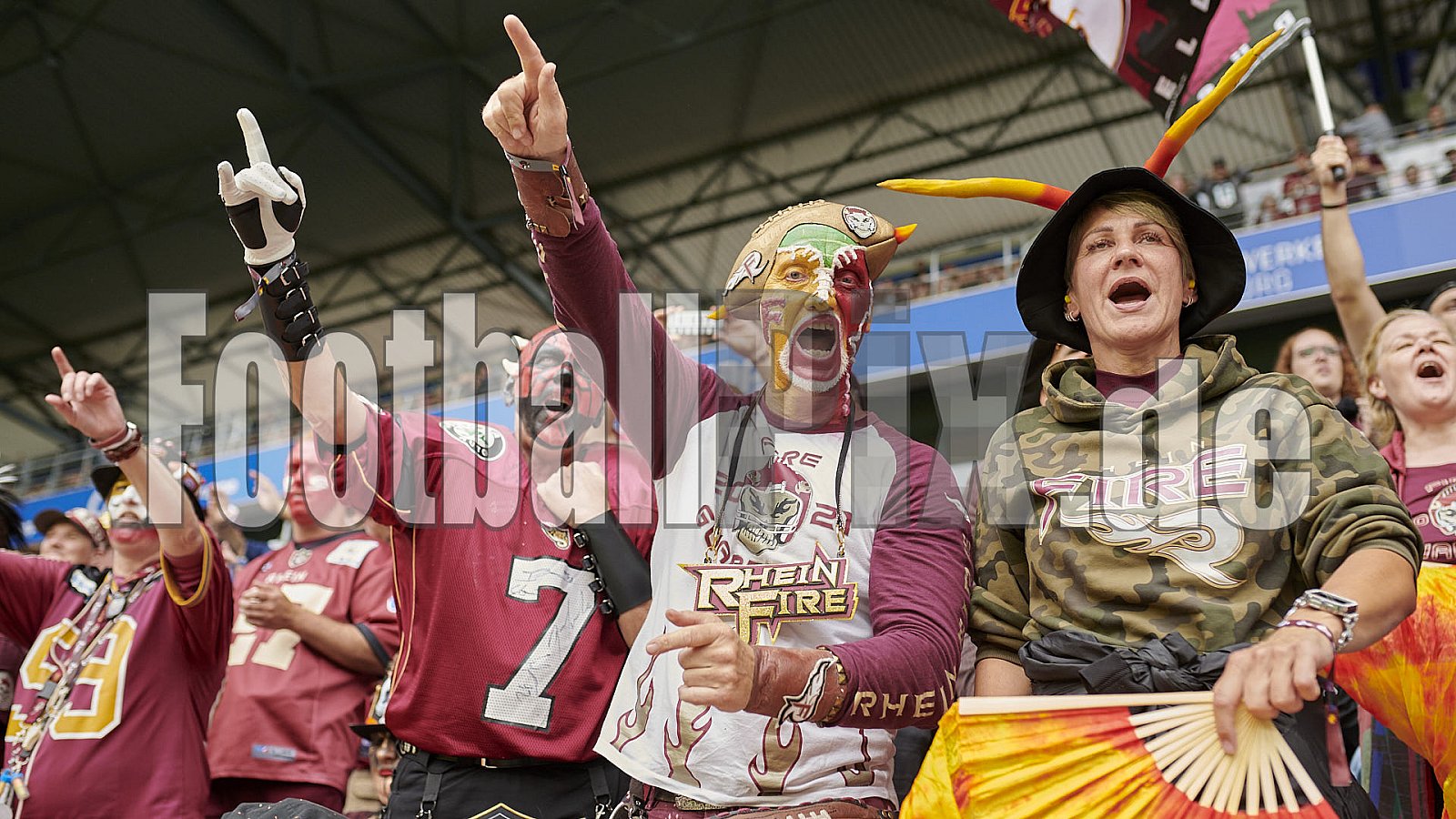Die 5.Spielwoche der European League of Football (ELF) Season 2023 Rhein Fire vs Helvetic Guards am 1.07.2023 im Stadion Schauinsland-Reisen-Arena, Margaretenstraße 5-7, 47055 Duisburg. Punkte Endstand 51 : 0. 
Bildnummer: 2023-07-01_0712 - ELF HelveticGuards@RheinFire