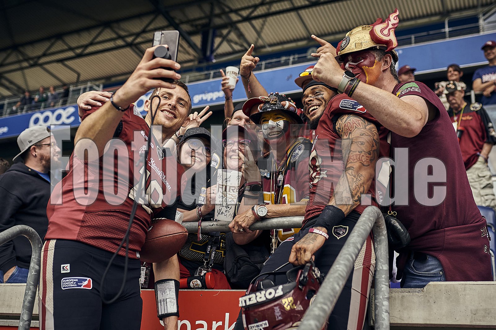 Die 5.Spielwoche der European League of Football (ELF) Season 2023 Rhein Fire vs Helvetic Guards am 1.07.2023 im Stadion Schauinsland-Reisen-Arena, Margaretenstraße 5-7, 47055 Duisburg. Punkte Endstand 51 : 0. 
Bildnummer: 2023-07-01_0805 - ELF HelveticGuards@RheinFire
