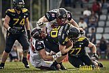 Spiel der GFL2 Season 2023 Düsseldorf Panther vs. Münster Blackhawks am 08.07.2023 im Stadion VfL Benrath, Karl-Hohmann-Straße 70, 40597 Düsseldorf. Punkte Endstand 39 : 0. 
Bildnummer: 2023-07-08_0360 - DPantherVsMsBlackhawks