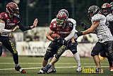 AFCV Landesliga NRW Season 2023 Iserlohn Titans vs. Lüdenscheid Lightnings am 5.08.2023 im Stadion inceptum-Stadion am Seilersee, Seeuferstraße 26, 58636 Iserlohn. Punkte Endstand 18 : 28. 
Bildnummer: 2023-08-05_0057 - IserlohnTitansVsLuedenscheidLightnings