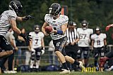AFCV Landesliga NRW Season 2023 Iserlohn Titans vs. Lüdenscheid Lightnings am 5.08.2023 im Stadion inceptum-Stadion am Seilersee, Seeuferstraße 26, 58636 Iserlohn. Punkte Endstand 18 : 28. 
Bildnummer: 2023-08-05_0183 - IserlohnTitansVsLuedenscheidLightnings