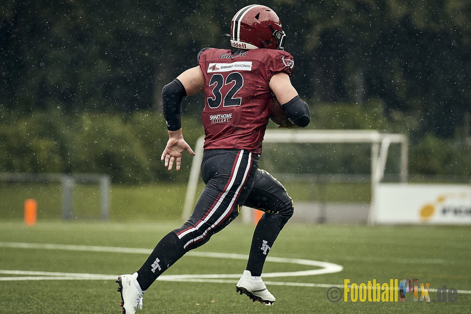 AFCV Landesliga NRW Season 2023 Iserlohn Titans vs. Lüdenscheid Lightnings am 5.08.2023 im Stadion inceptum-Stadion am Seilersee, Seeuferstraße 26, 58636 Iserlohn. Punkte Endstand 18 : 28. 
Bildnummer: 2023-08-05_0325 - IserlohnTitansVsLuedenscheidLightnings