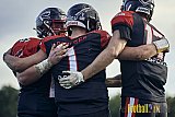 Ligaspiel der GFL2 Season 2023 Düsseldorf Panther vs. Oldenburg Knights am 12.08.2023 im Stadion VfL Benrath, Karl-Hohmann-Straße 70, 40597 Düsseldorf. Punkte Endstand 6 : 8.
Bildnummer: 2023-08-12_0336 - DPantherVsOldenburgKnights