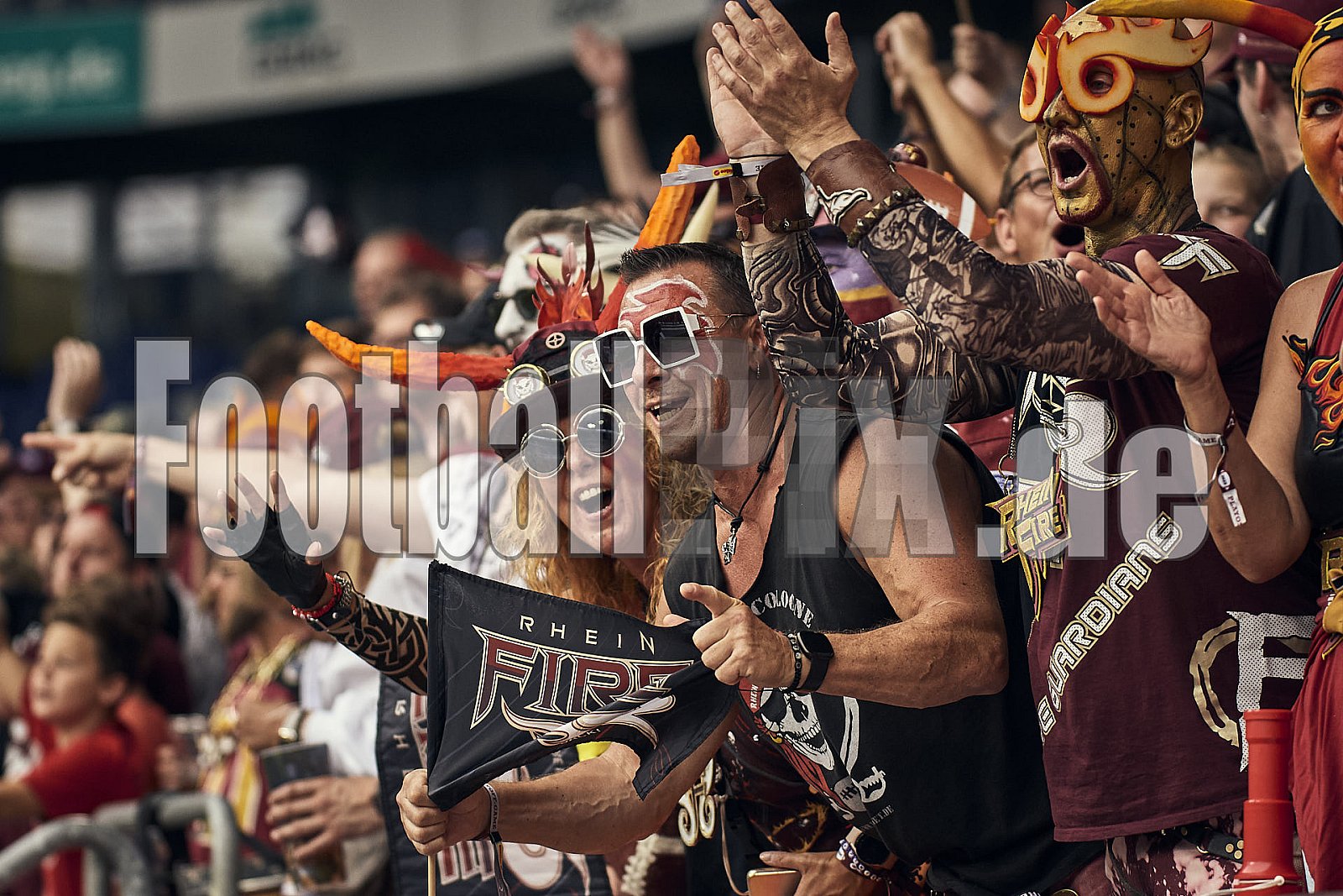 Das Halbfinale der European League of Football (ELF) Season 2023 Rhein Fire vs. Frankfurt Galaxy am 17.09.2023 im Stadion Schauinsland-Reisen-Arena, Margaretenstraße 5-7, 47055 Duisburg. Punkte Endstand 42 : 23. 
Bildnummer: 2023-09-17_1592 - FrankfurtGalaxy@RheinFire