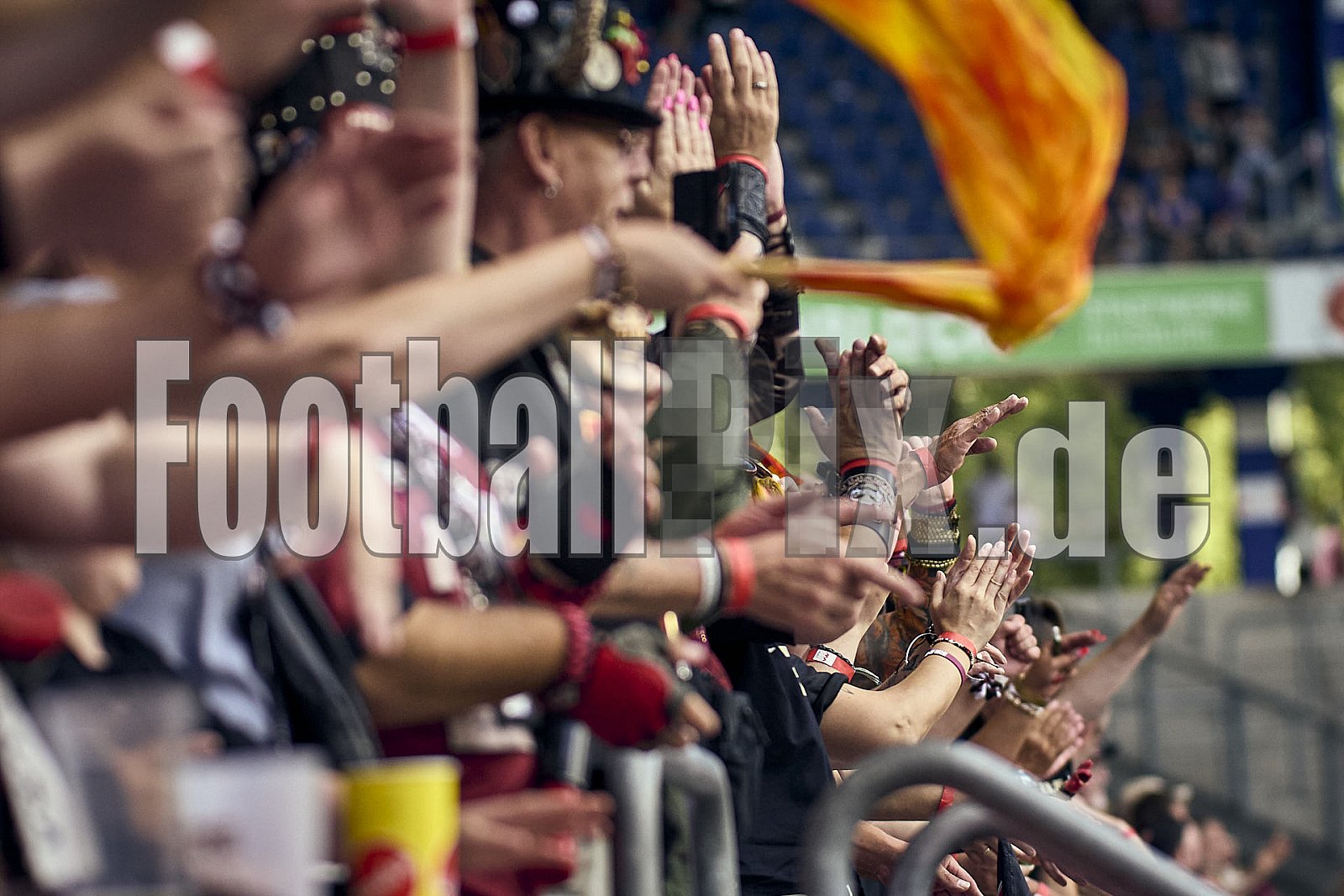 10.Spielwoche der European League of Football (ELF) Season 2024 Paris Musketeers at Rhein Fire am 28.07.2024 im Stadion Schauinsland-Reisen-Arena, Margaretenstraße 5-7, 47055 Duisburg. Spiel Endstand 06 : 38. Bildnummer: 2024-07-28_0821 - Elf ParisMusketeersAtRheinFire