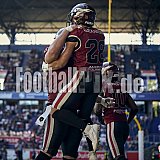 12.Spielwoche der European League of Football (ELF) Season 2024 Hamburg Sea Devils at Rhein Fire am 11.08.2024 im Stadion Schauinsland-Reisen-Arena, 5-7, Margaretenstraße, Neudorf-Süd, Duisburg-Mitte, Duisburg, North Rhine-Westphalia, 47055, Germany. Spiel Endstand 02 : 51. Bildnummer: 2024-08-11_0391 - Elf HamburgSeaDevilsAtRheinFire