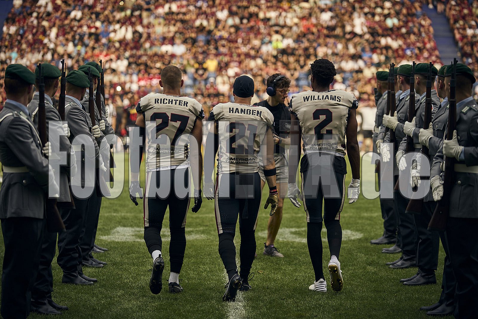 13.Spielwoche der European League of Football (ELF) Season 2024 Berlin Thunder at Rhein Fire am 18.08.2024 im Stadion . Spiel Endstand 14 : 47. Bildnummer: 2024-08-18_0289 - Elf BerlinThunderAtRheinFire