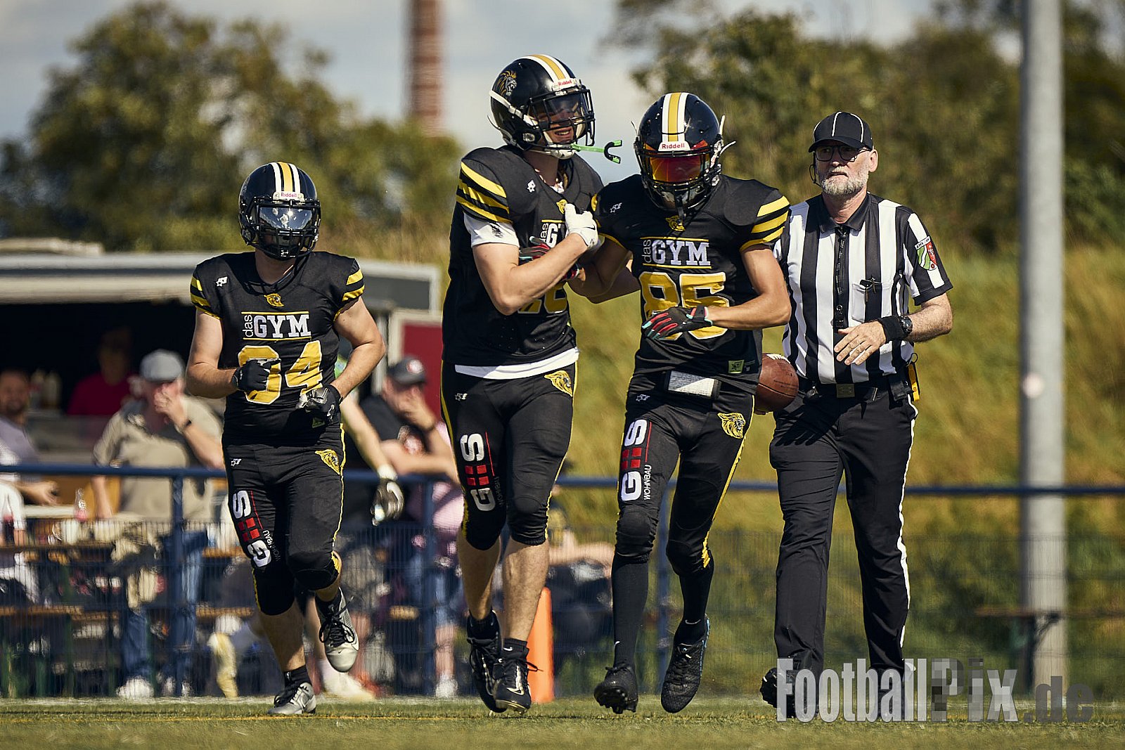 AFCV Landesliga NRW Season 2024 Euskirchen Lions vs. Herne Black Barons am 08.09.2024 im Stadion Sportanlage Stotzheim, Gertrudenhof, Stotzheim, 53879 Euskirchen, Punkte Endstand 51 : 0.
[Bildnummer: 2024-09-08_0122] - EuskirchenLionsVsHerneBlackBarons