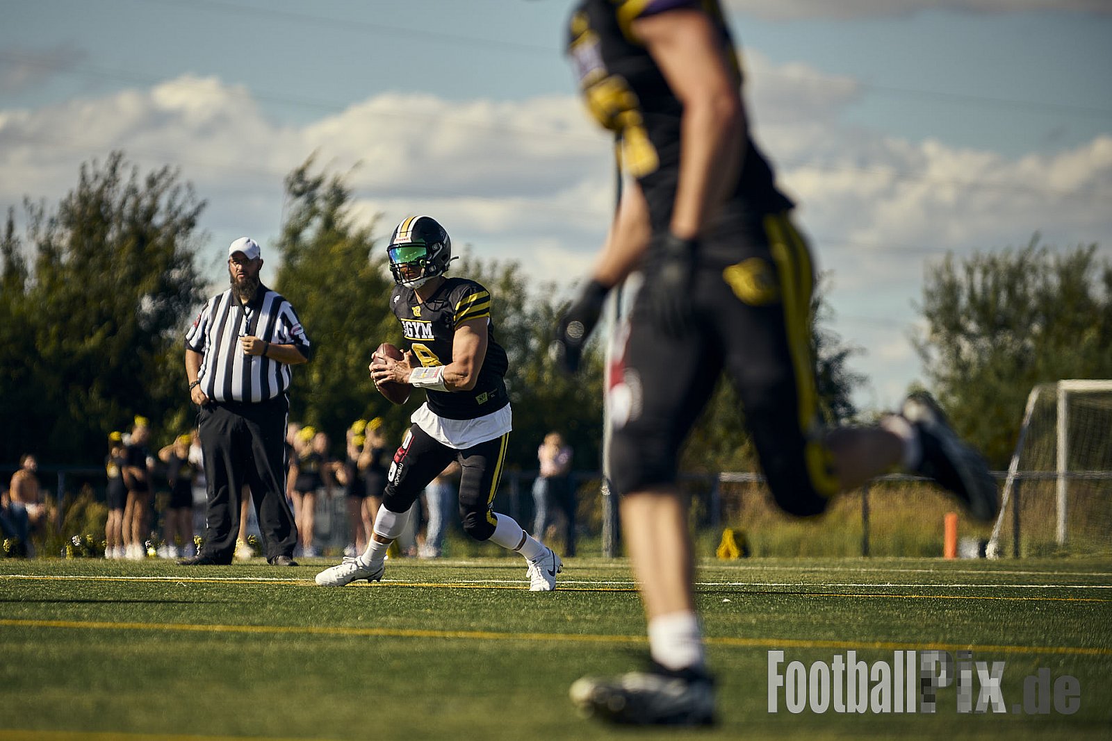 AFCV Landesliga NRW Season 2024 Euskirchen Lions vs. Herne Black Barons am 08.09.2024 im Stadion Sportanlage Stotzheim, Gertrudenhof, Stotzheim, 53879 Euskirchen, Punkte Endstand 51 : 0.
[Bildnummer: 2024-09-08_0328] - EuskirchenLionsVsHerneBlackBarons