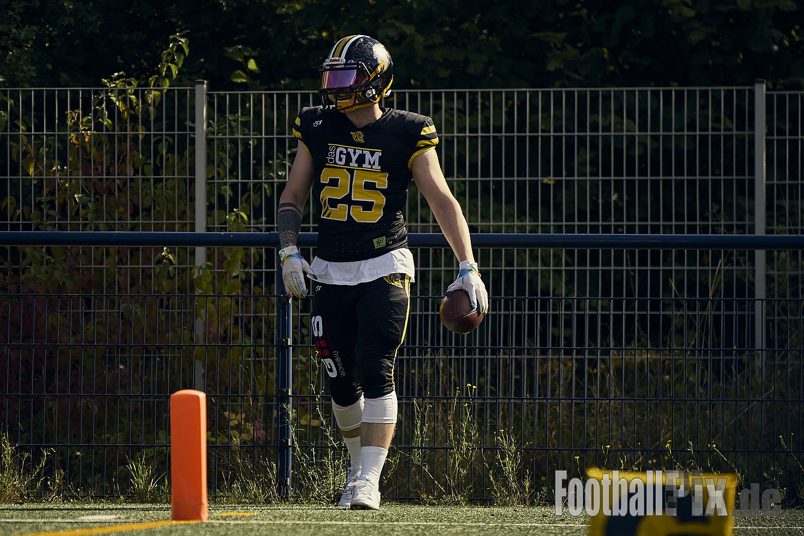 AFCV Landesliga NRW Season 2024 Euskirchen Lions vs. Herne Black Barons am 08.09.2024 im Stadion Sportanlage Stotzheim, Gertrudenhof, Stotzheim, 53879 Euskirchen, Punkte Endstand 51 : 0.
[Bildnummer: 2024-09-08_0492] - EuskirchenLionsVsHerneBlackBarons