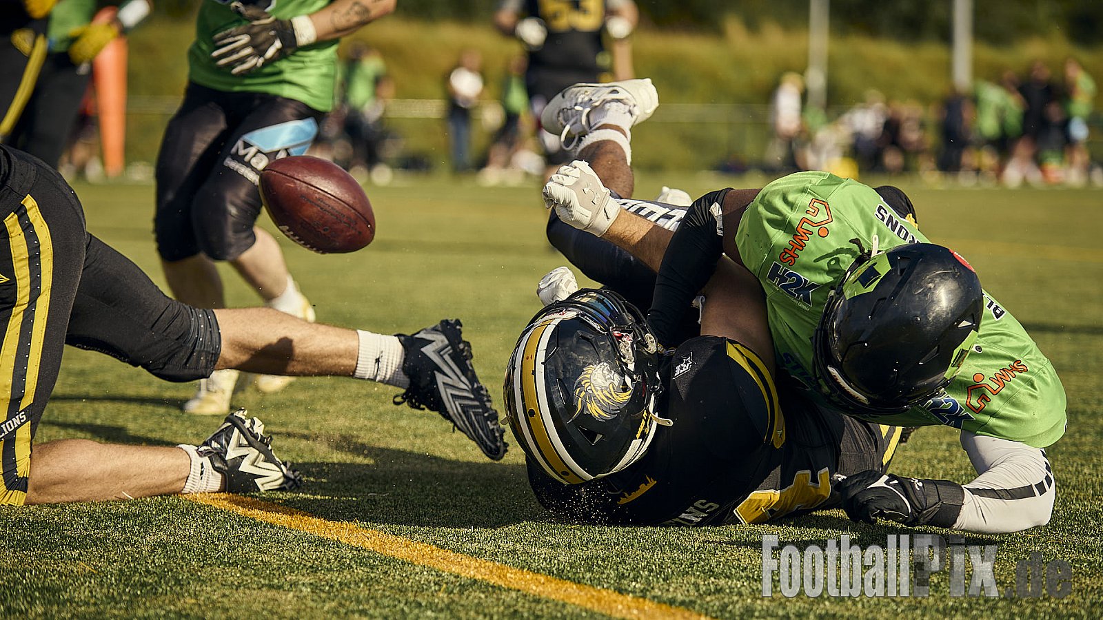 AFCV Landesliga NRW Season 2024 Euskirchen Lions vs. Herne Black Barons am 08.09.2024 im Stadion Sportanlage Stotzheim, Gertrudenhof, Stotzheim, 53879 Euskirchen, Punkte Endstand 51 : 0.
[Bildnummer: 2024-09-08_0746] - EuskirchenLionsVsHerneBlackBarons