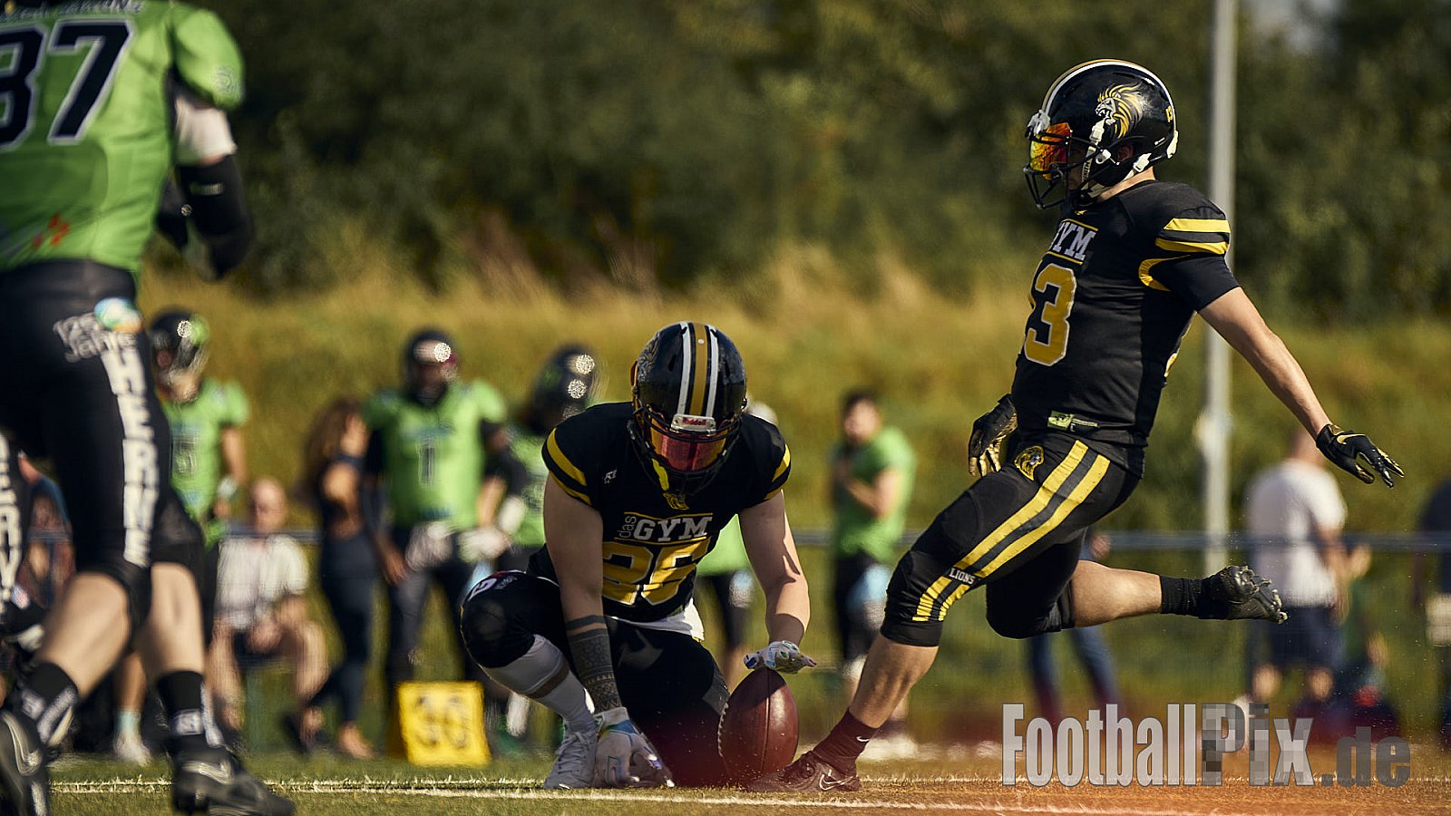 AFCV Landesliga NRW Season 2024 Euskirchen Lions vs. Herne Black Barons am 08.09.2024 im Stadion Sportanlage Stotzheim, Gertrudenhof, Stotzheim, 53879 Euskirchen, Punkte Endstand 51 : 0.
[Bildnummer: 2024-09-08_0791] - EuskirchenLionsVsHerneBlackBarons