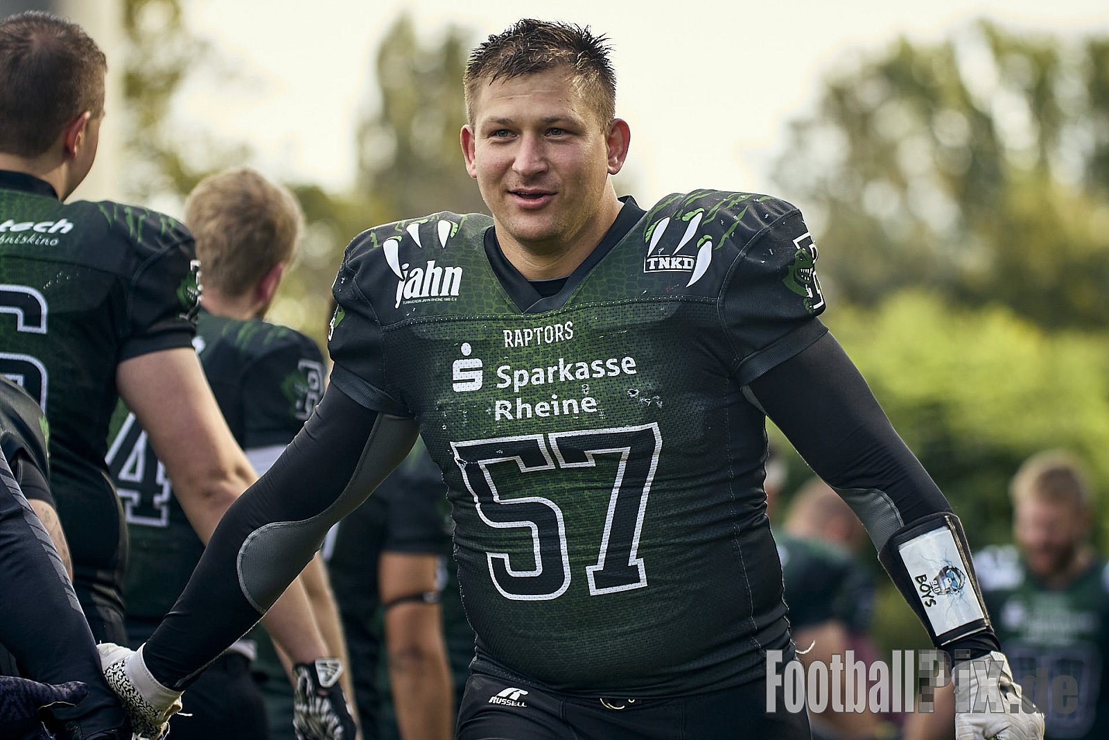 AFCV VL NRW | Rheine Raptors vs. Lippstadt Eagles | 29.09.2024 | Jahnstadion, Schützenstraße, Südesch, Eschendorf, Rheine, Kreis Steinfurt, North Rhine-Westphalia, 48429, Germany | Punkte Endstand 03 : 14 | Bildnummer: 2024-09-29_0021 - RheineRaptorsVsLippstadtEagles
