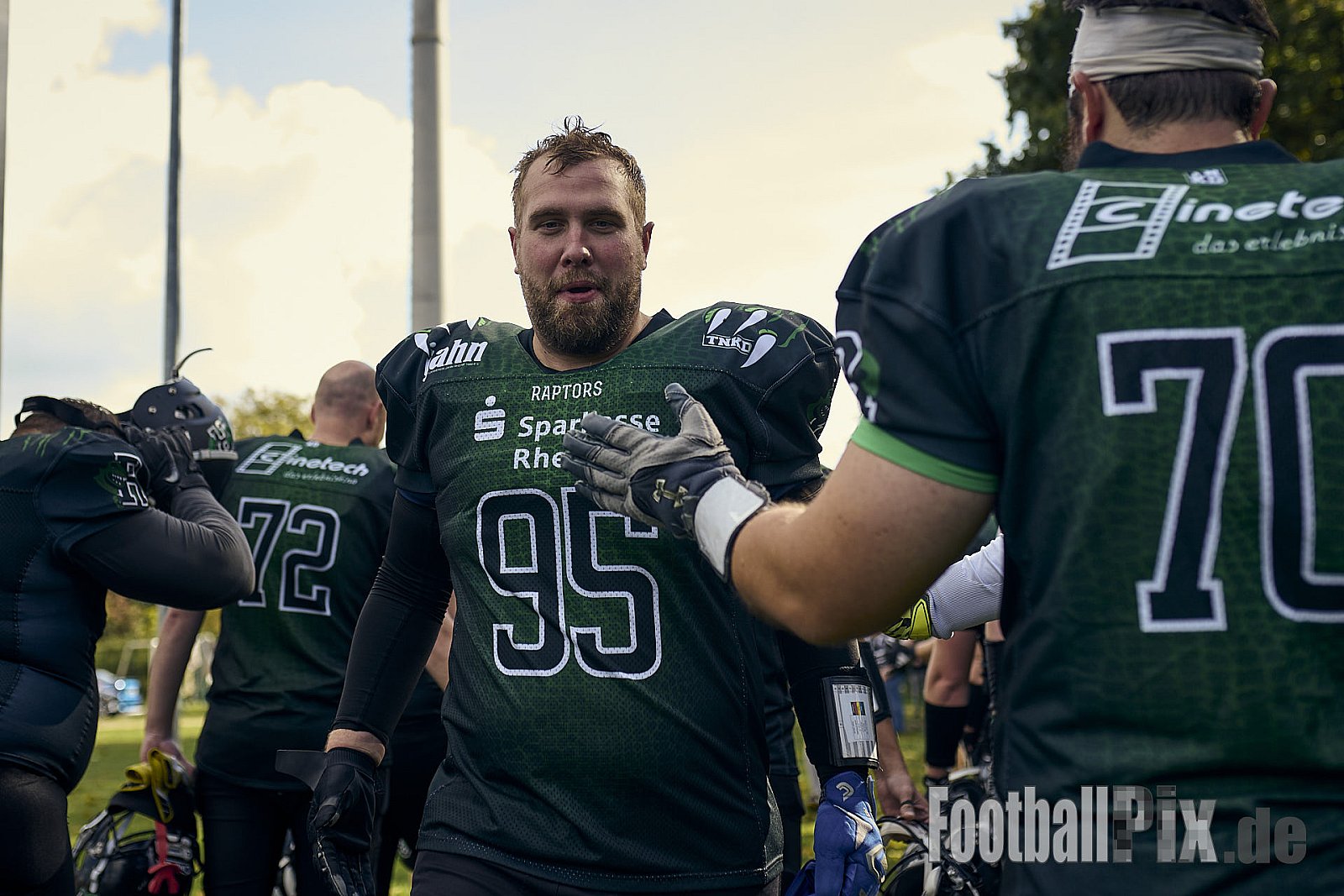 AFCV VL NRW | Rheine Raptors vs. Lippstadt Eagles | 29.09.2024 | Jahnstadion, Schützenstraße, Südesch, Eschendorf, Rheine, Kreis Steinfurt, North Rhine-Westphalia, 48429, Germany | Punkte Endstand 03 : 14 | Bildnummer: 2024-09-29_0023 - RheineRaptorsVsLippstadtEagles