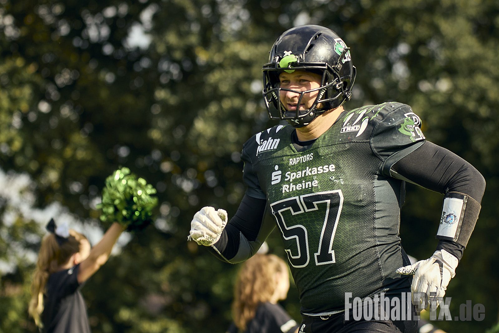 AFCV VL NRW | Rheine Raptors vs. Lippstadt Eagles | 29.09.2024 | Jahnstadion, Schützenstraße, Südesch, Eschendorf, Rheine, Kreis Steinfurt, North Rhine-Westphalia, 48429, Germany | Punkte Endstand 03 : 14 | Bildnummer: 2024-09-29_0109 - RheineRaptorsVsLippstadtEagles