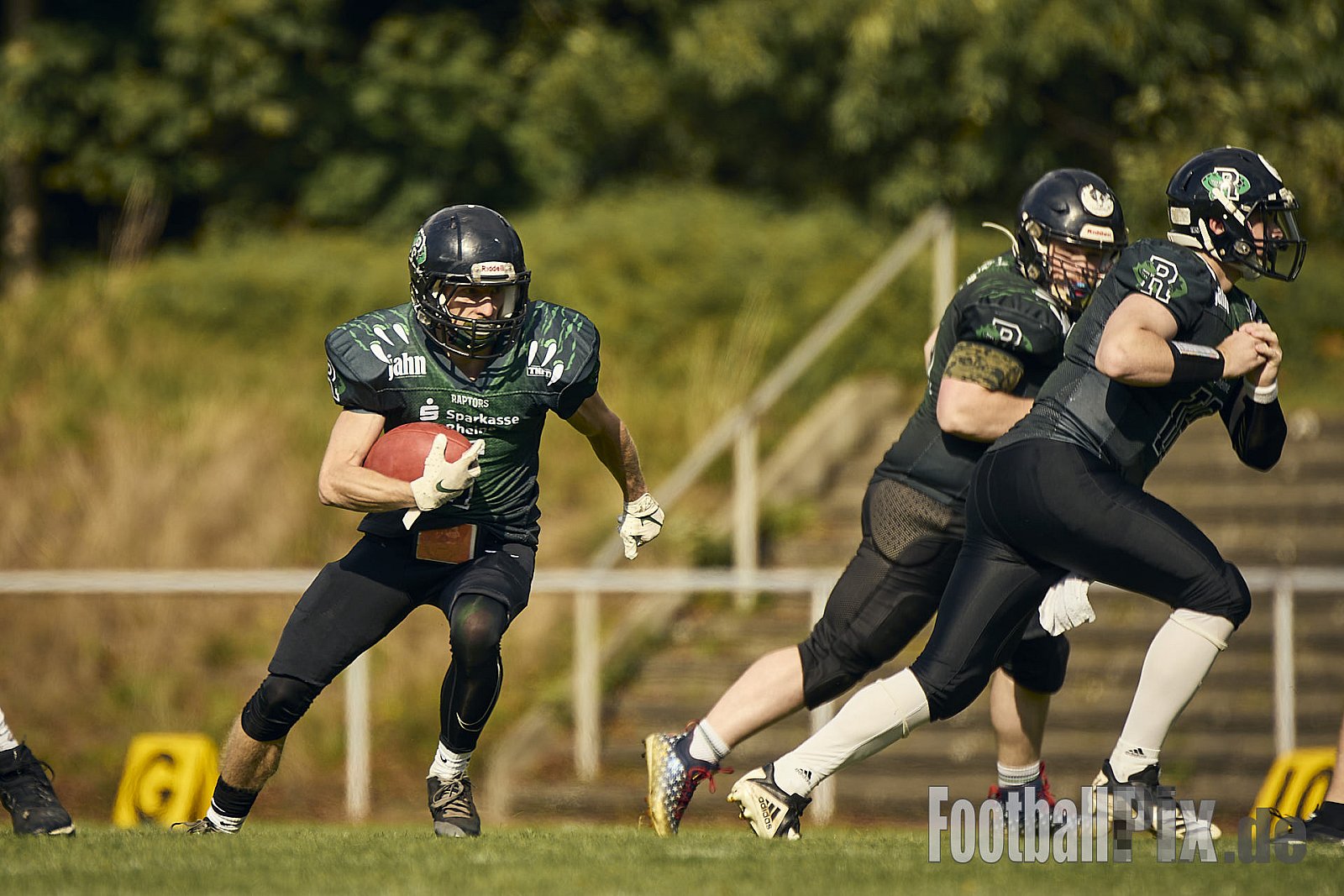 AFCV VL NRW | Rheine Raptors vs. Lippstadt Eagles | 29.09.2024 | Jahnstadion, Schützenstraße, Südesch, Eschendorf, Rheine, Kreis Steinfurt, North Rhine-Westphalia, 48429, Germany | Punkte Endstand 03 : 14 | Bildnummer: 2024-09-29_0145 - RheineRaptorsVsLippstadtEagles