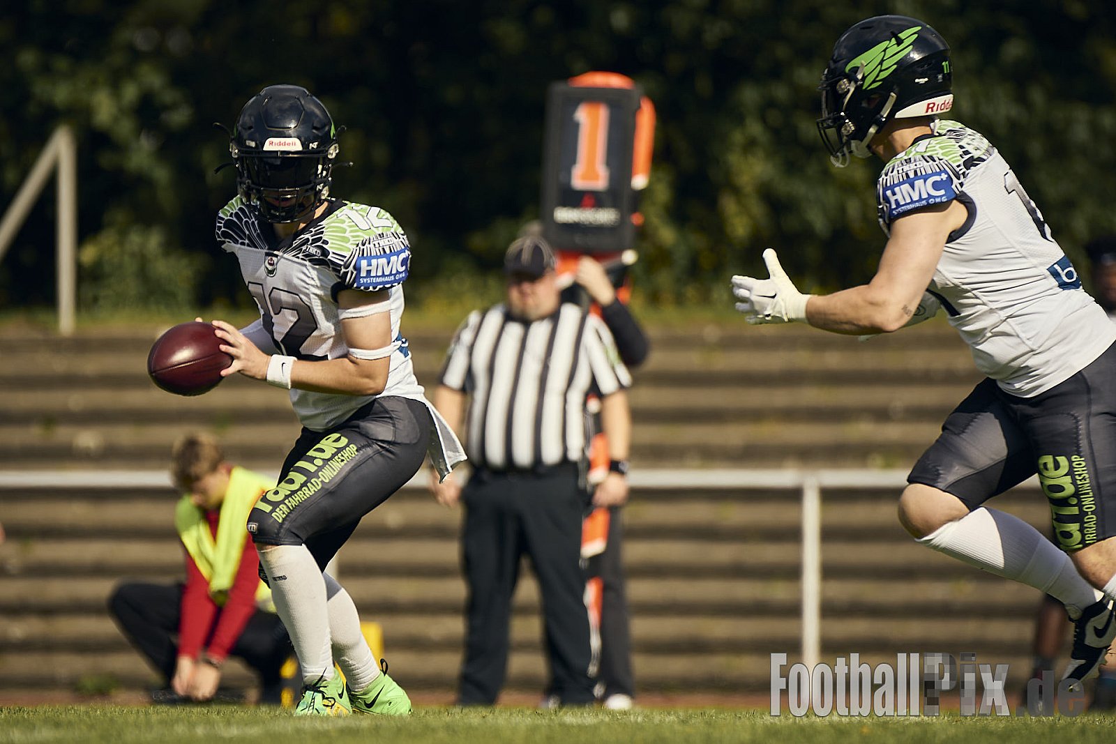 AFCV VL NRW | Rheine Raptors vs. Lippstadt Eagles | 29.09.2024 | Jahnstadion, Schützenstraße, Südesch, Eschendorf, Rheine, Kreis Steinfurt, North Rhine-Westphalia, 48429, Germany | Punkte Endstand 03 : 14 | Bildnummer: 2024-09-29_0157 - RheineRaptorsVsLippstadtEagles