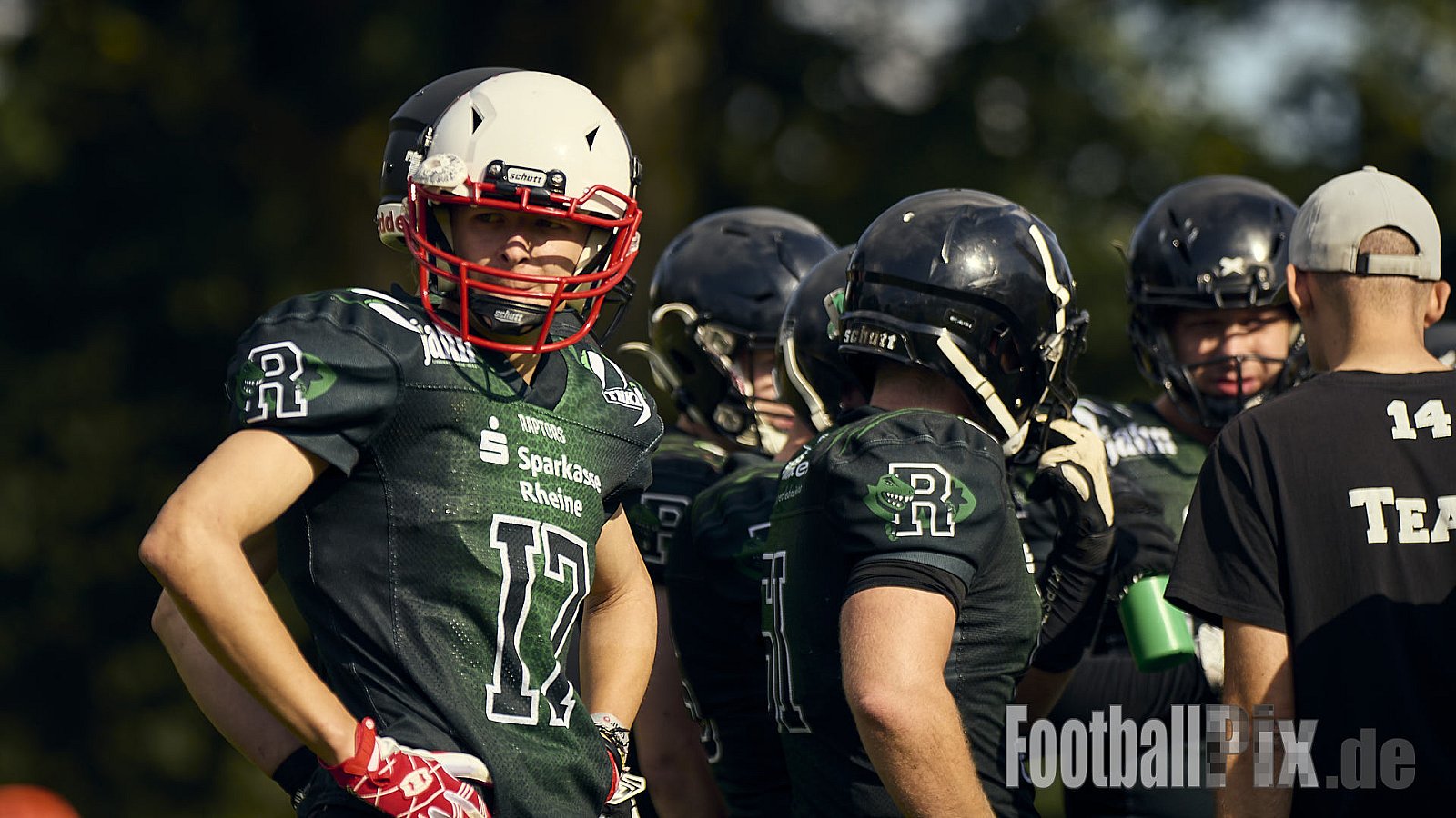 AFCV VL NRW | Rheine Raptors vs. Lippstadt Eagles | 29.09.2024 | Jahnstadion, Schützenstraße, Südesch, Eschendorf, Rheine, Kreis Steinfurt, North Rhine-Westphalia, 48429, Germany | Punkte Endstand 03 : 14 | Bildnummer: 2024-09-29_0171 - RheineRaptorsVsLippstadtEagles