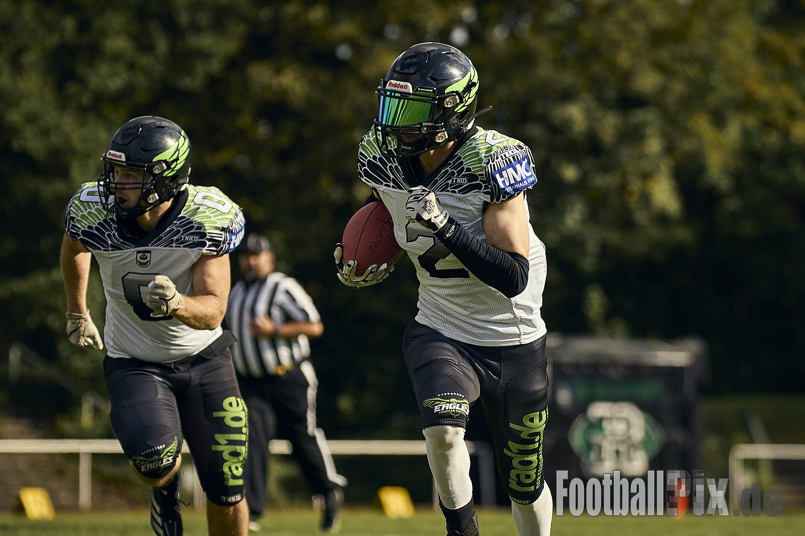 AFCV VL NRW | Rheine Raptors vs. Lippstadt Eagles | 29.09.2024 | Jahnstadion, Schützenstraße, Südesch, Eschendorf, Rheine, Kreis Steinfurt, North Rhine-Westphalia, 48429, Germany | Punkte Endstand 03 : 14 | Bildnummer: 2024-09-29_0216 - RheineRaptorsVsLippstadtEagles