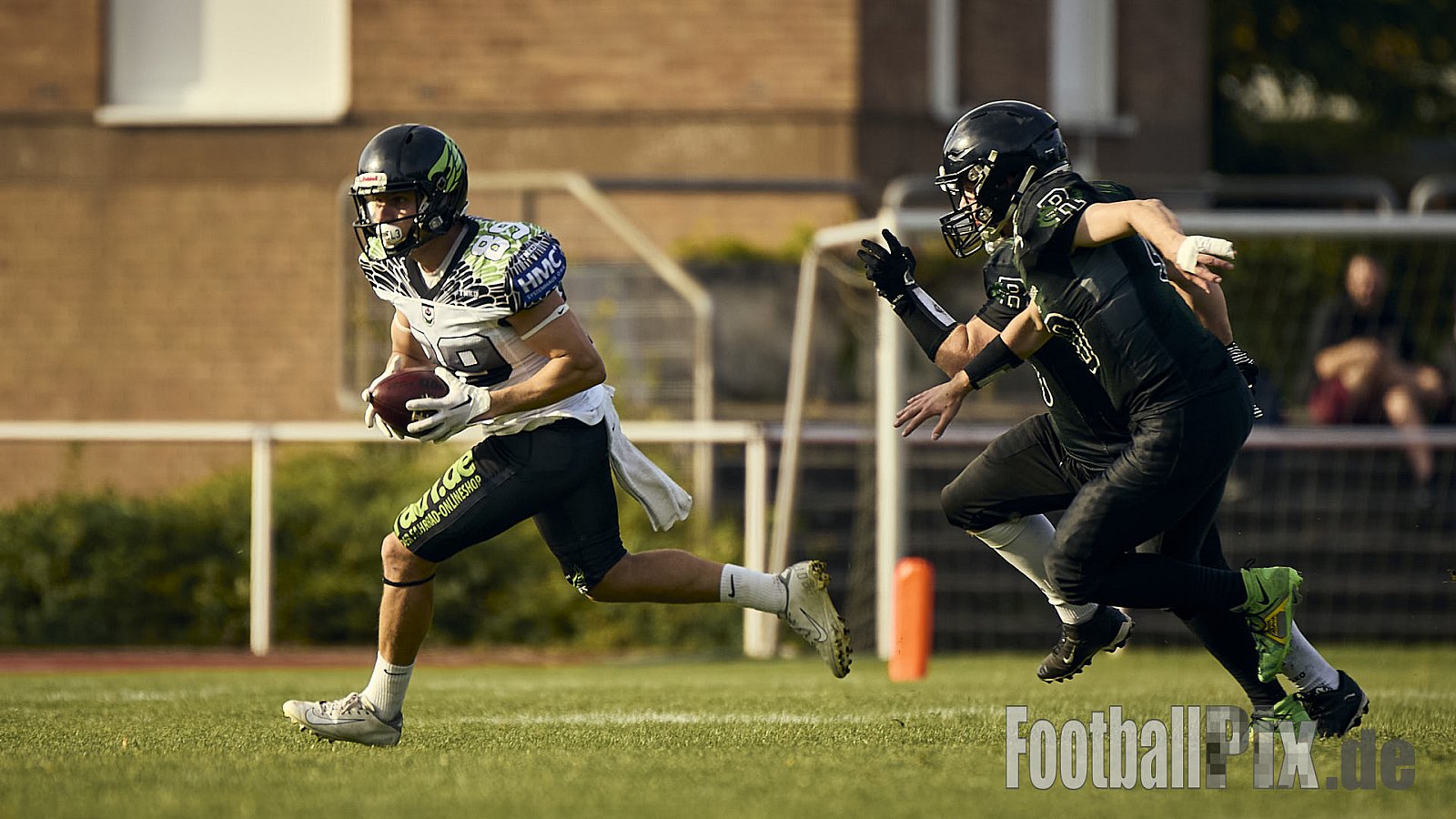 AFCV VL NRW | Rheine Raptors vs. Lippstadt Eagles | 29.09.2024 | Jahnstadion, Schützenstraße, Südesch, Eschendorf, Rheine, Kreis Steinfurt, North Rhine-Westphalia, 48429, Germany | Punkte Endstand 03 : 14 | Bildnummer: 2024-09-29_0411 - RheineRaptorsVsLippstadtEagles