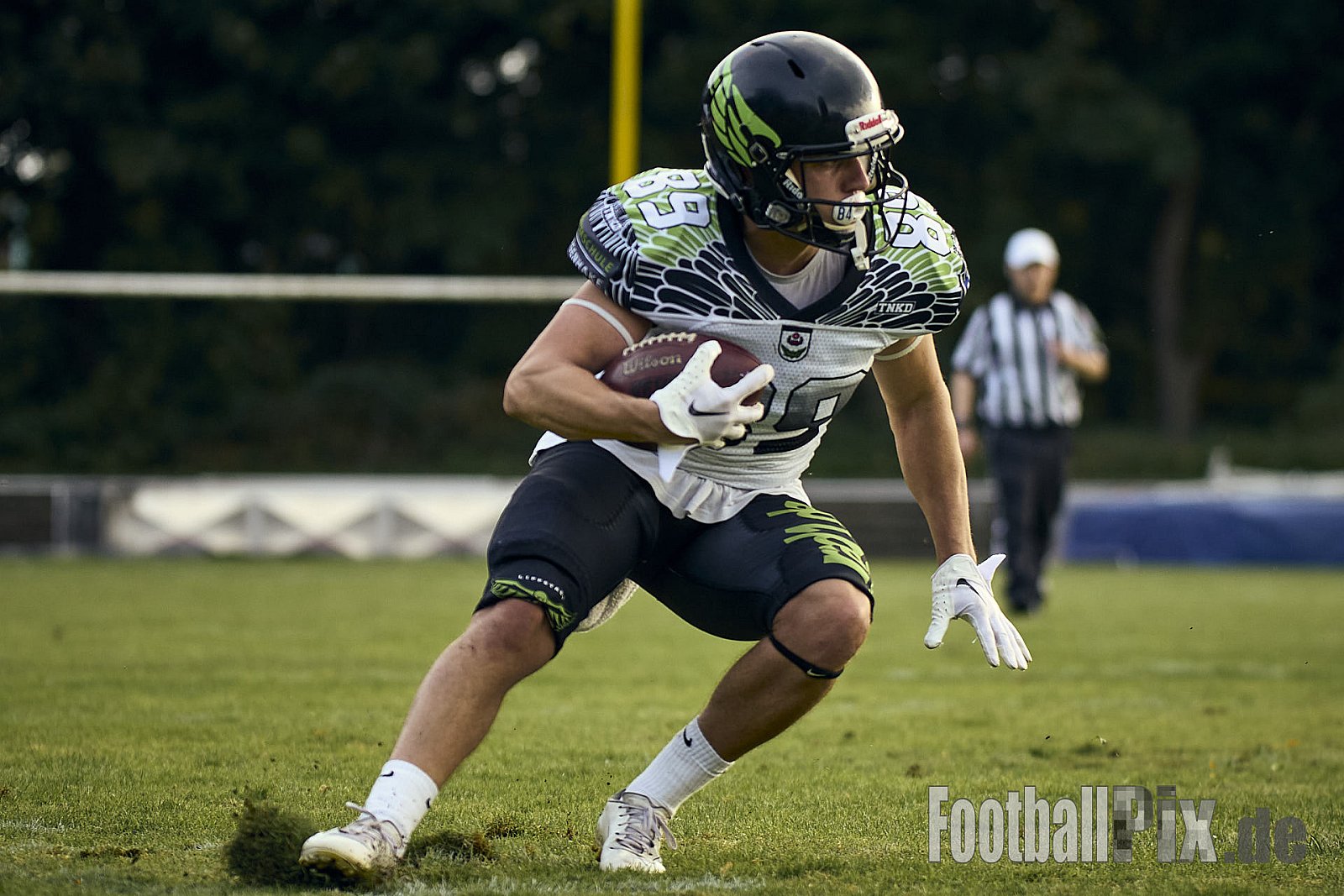 AFCV VL NRW | Rheine Raptors vs. Lippstadt Eagles | 29.09.2024 | Jahnstadion, Schützenstraße, Südesch, Eschendorf, Rheine, Kreis Steinfurt, North Rhine-Westphalia, 48429, Germany | Punkte Endstand 03 : 14 | Bildnummer: 2024-09-29_0524 - RheineRaptorsVsLippstadtEagles