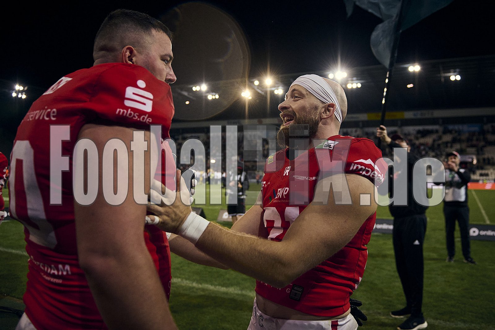 GFL Bowl | Potsdam Royals vs. Dresden Monarchs | 12.10.2024 | Stadion an der Hafenstraße, 97A, Hafenstraße, Vogelheim, Stadtbezirk V, Essen, North Rhine-Westphalia, 45356, Germany | Punkte Endstand 27 : 21 | Bildnummer: 2024-10-12_0963 - GFLBowl2024PotsdamRoyalsVsDresdenMonarchs