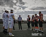 AFCV LL NRW | Cologne Ronin vs. Iserlohn Titans | 19.10.2024 | Bezirkssportanlage Rodenkirchen, Sürther Straße, Michaelshoven, Rodenkirchen, Cologne, North Rhine-Westphalia, 50999, Germany | Punkte Endstand 29 : 42 | Bildnummer: 2024-10-19_0029 - CologneRoninVsIserlohnTitans