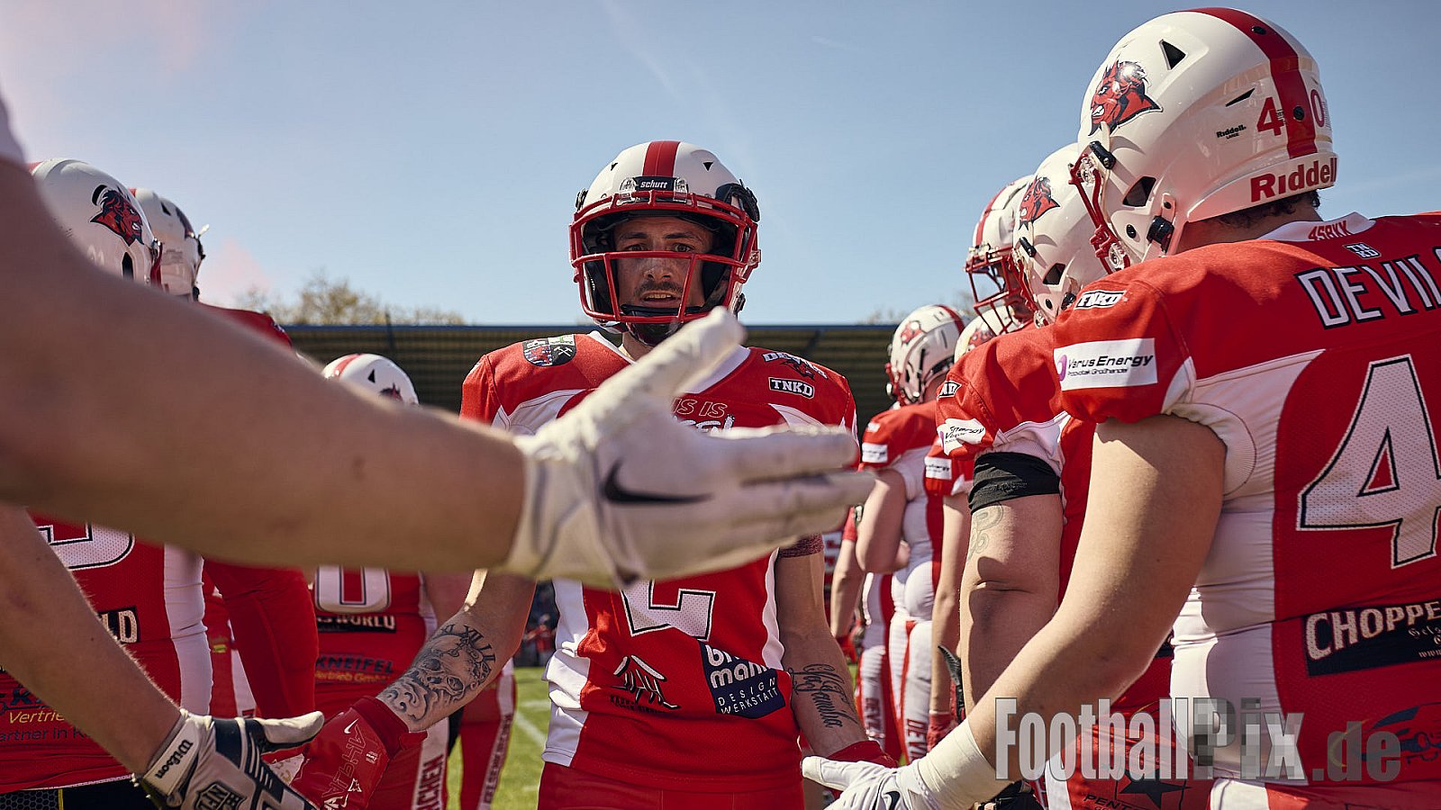 AFCV VL NRW | Charity Game Gelsenkirchen Devils vs. Bocholt Rhinos | 12.04.2025 |  | Punkte Endstand 35 : 07 | Bildnummer: 2025-04-12_0046 - GelsenkirchenDevilsVsBocholtRhinos