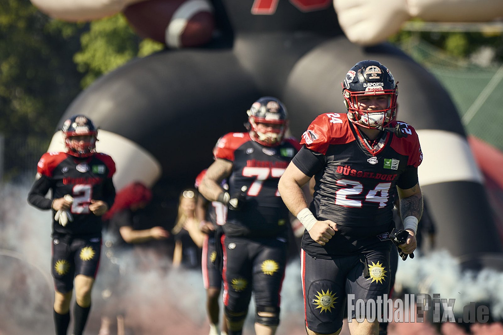 GFL | Merkur Bowl Düsseldorf Panther vs. Langenfeld Longhorns | 26.04.2025 |  | Punkte Endstand 34 : 06 | Bildnummer: 2025-04-26_0064 - MerkurBowlDPantherVsLagenfeldLonghorns