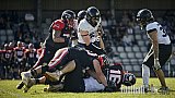 GFL | Merkur Bowl Düsseldorf Panther vs. Langenfeld Longhorns | 26.04.2025 |  | Punkte Endstand 34 : 06 | Bildnummer: 2025-04-26_0239 - MerkurBowlDPantherVsLagenfeldLonghorns