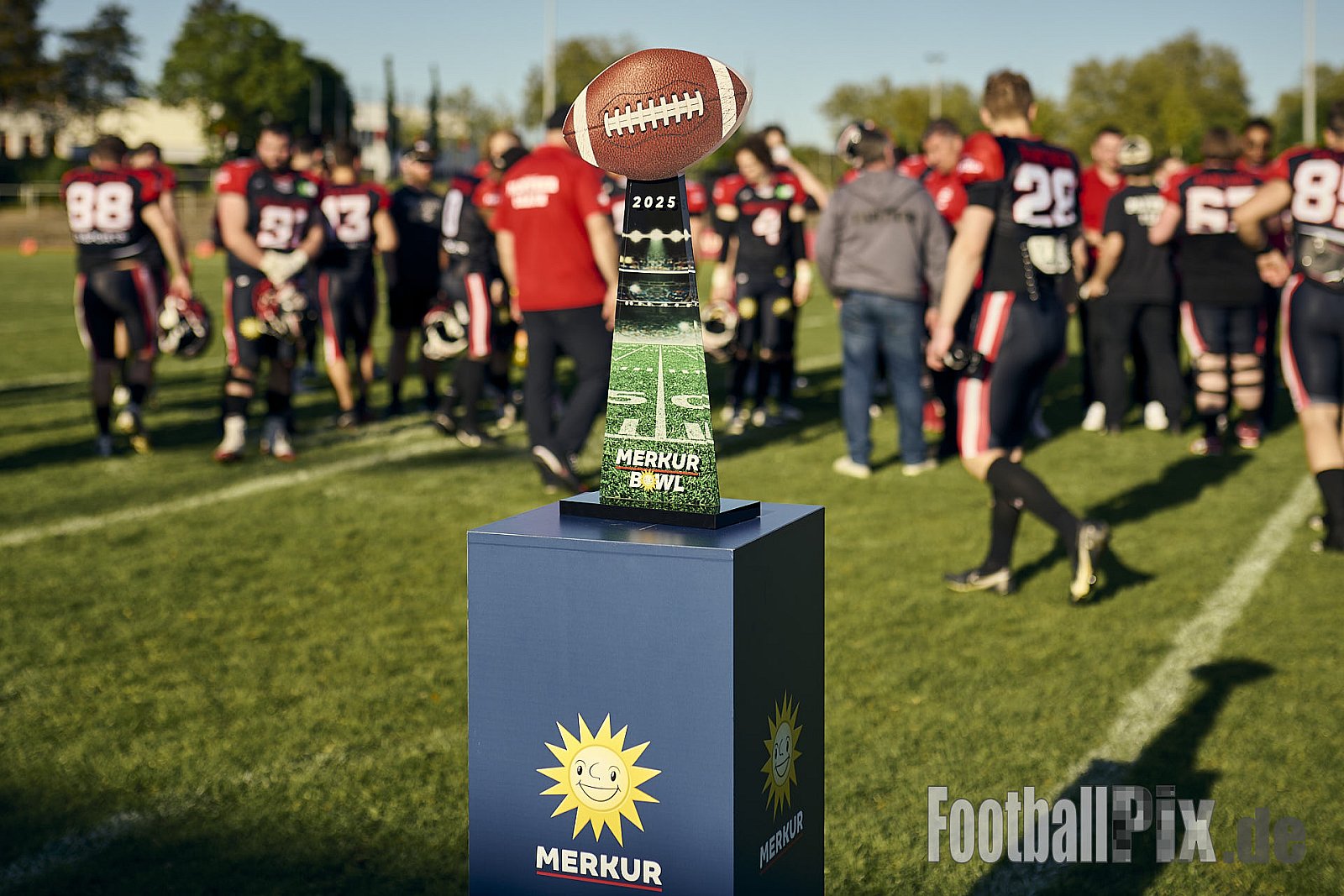 GFL | Merkur Bowl Düsseldorf Panther vs. Langenfeld Longhorns | 26.04.2025 |  | Punkte Endstand 34 : 06 | Bildnummer: 2025-04-26_0503 - MerkurBowlDPantherVsLagenfeldLonghorns