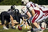 GFL 2 | Langenfeld Longhorns vs. Hamburg Pioneers | 10.05.2025 | Jahnstadion, Langenfeld | Punkte Endstand 35 : 10 | Bildnummer: 2025-05-10_0409 - LangenfeldLonghornsVsHamburgPioneers