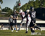 GFL 2 | Langenfeld Longhorns vs. Hamburg Pioneers | 10.05.2025 | Jahnstadion, Langenfeld | Punkte Endstand 35 : 10 | Bildnummer: 2025-05-10_0533 - LangenfeldLonghornsVsHamburgPioneers