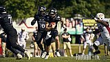 GFL 2 | Langenfeld Longhorns vs. Hamburg Pioneers | 10.05.2025 | Jahnstadion, Langenfeld | Punkte Endstand 35 : 10 | Bildnummer: 2025-05-10_0548 - LangenfeldLonghornsVsHamburgPioneers