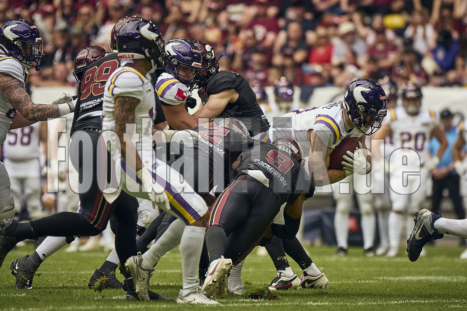 ELF | Vienna Vikings at Rhein Fire |  Punkte Endstand 21 : 08 | Merkur Spiel-Arena, Dusseldorf | 01.06.2025 | Bildnummer: 2025-06-01_0989 - ViennaVikingsAtRheinFire