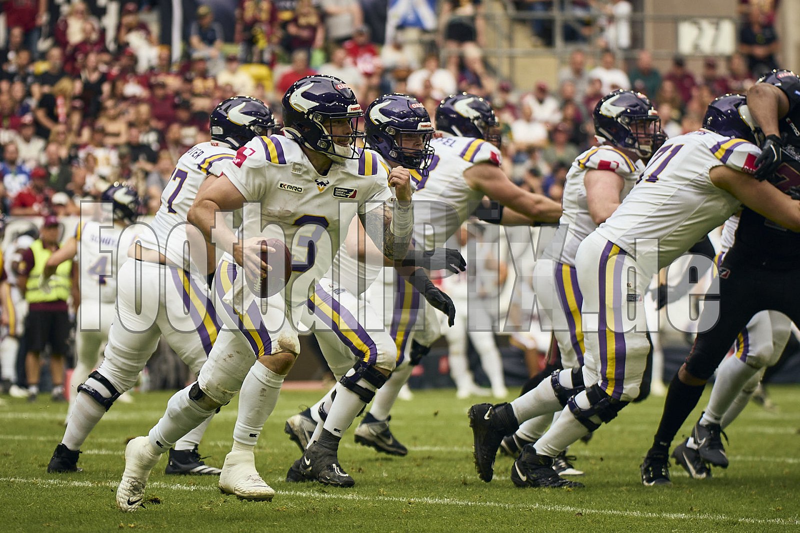 ELF | Vienna Vikings at Rhein Fire |  Punkte Endstand 21 : 08 | Merkur Spiel-Arena, Dusseldorf | 01.06.2025 | Bildnummer: 2025-06-01_1358 - ViennaVikingsAtRheinFire