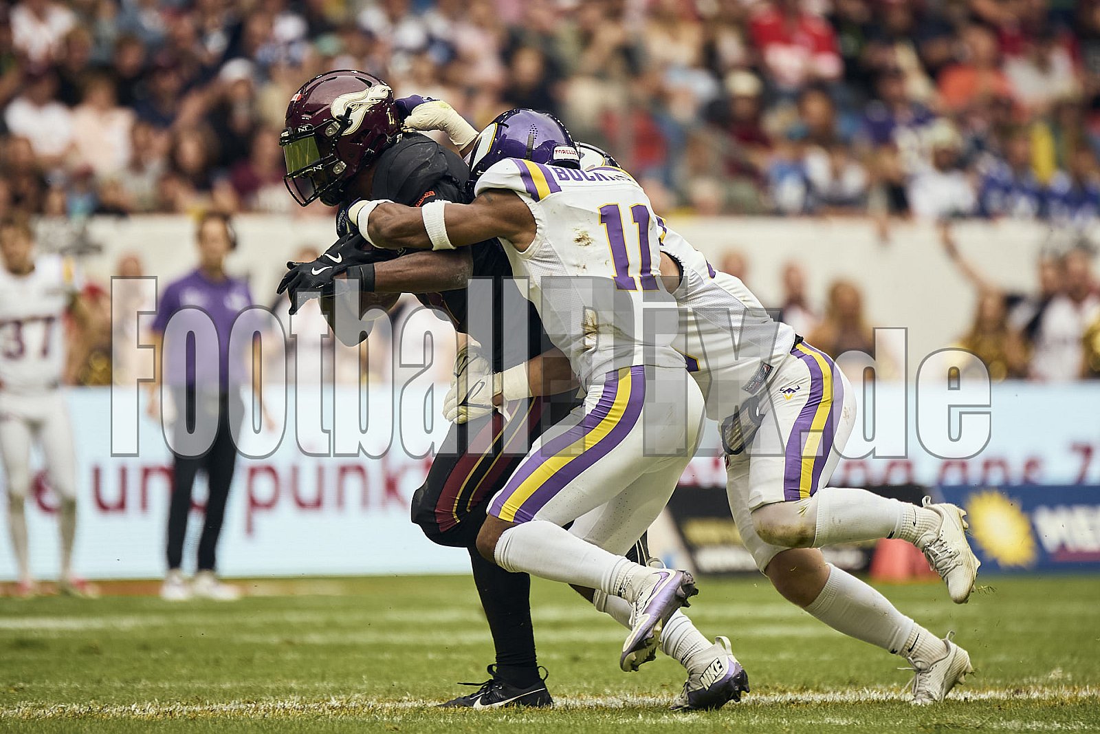 ELF | Vienna Vikings at Rhein Fire |  Punkte Endstand 21 : 08 | Merkur Spiel-Arena,  | 01.06.2025 | Bildnummer: 2025-06-01_1369 - ViennaVikingsAtRheinFire