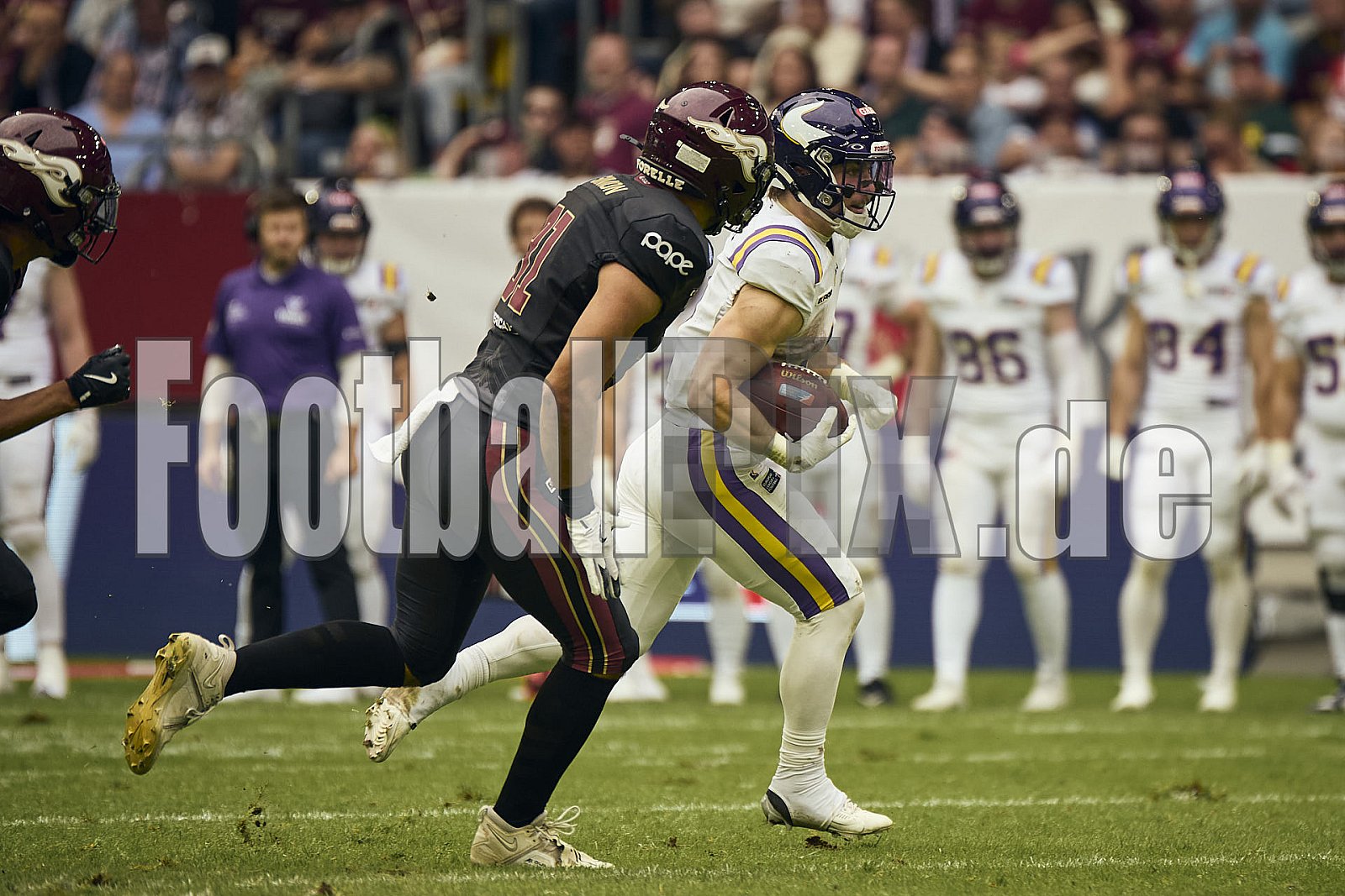 ELF | Vienna Vikings at Rhein Fire |  Punkte Endstand 21 : 08 | Merkur Spiel-Arena, Dusseldorf | 01.06.2025 | Bildnummer: 2025-06-01_1430 - ViennaVikingsAtRheinFire