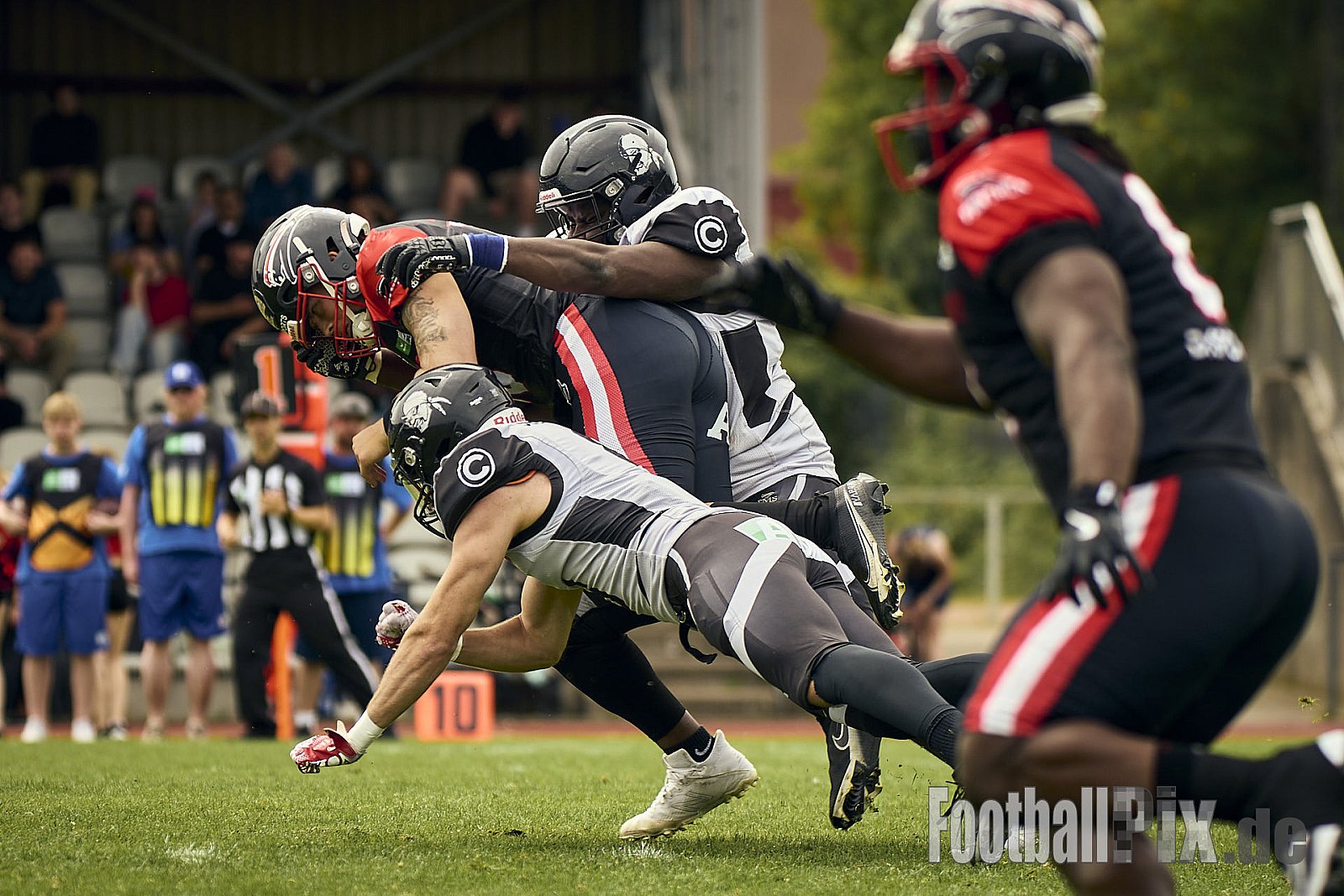 GFL | Düsseldorf Panther vs. Berlin Rebels |  Punkte Endstand 14 : 21 | Stadion Benrath, Dusseldorf | 15.06.2025
Job ID: 2025-06-15_0193 - DPantherVsBerlinRebels