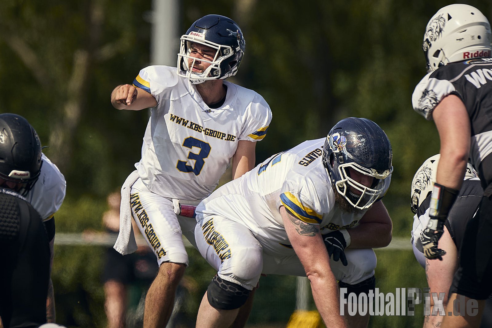 AFCV OL NRW | Dortmund Giants vs. Mönchengladbach Wolfpack |  Punkte Endstand 07 : 33 | Hoeschpark, Dortmund | 21.06.2025 | Job ID: 2025-06-21_0262 - DortmundGiantsVsMgWolfpack