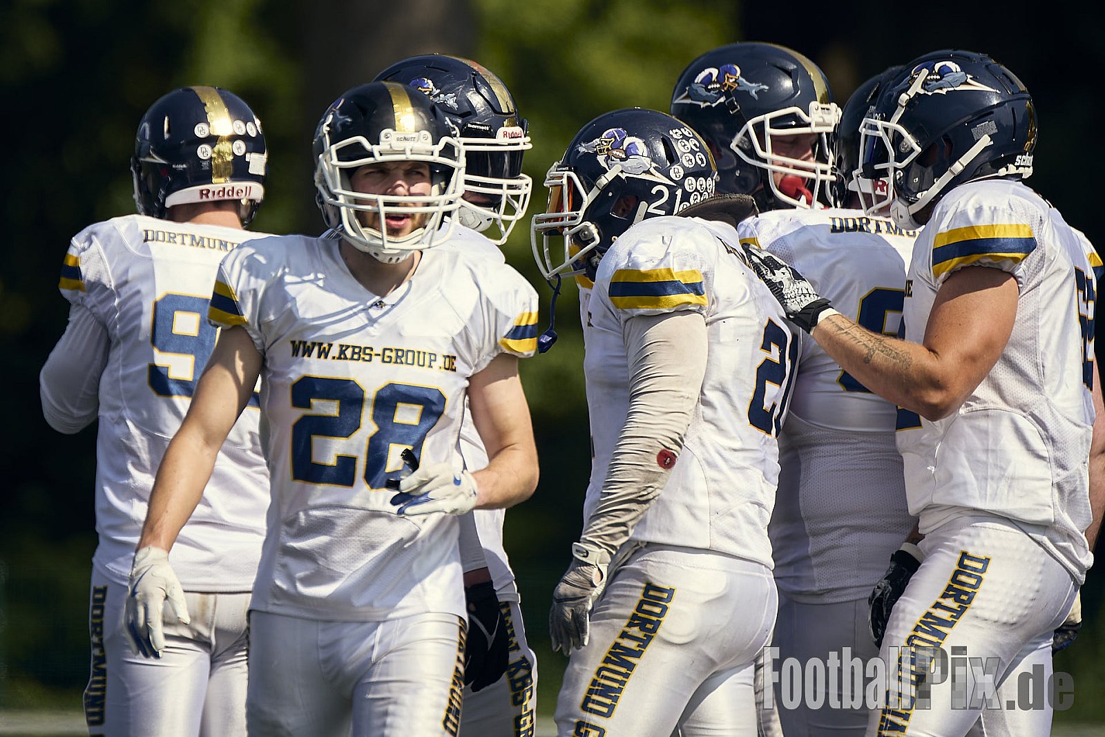 AFCV OL NRW | Dortmund Giants vs. Mönchengladbach Wolfpack |  Punkte Endstand 07 : 33 | Hoeschpark, Dortmund | 21.06.2025 | Job ID: 2025-06-21_0269 - DortmundGiantsVsMgWolfpack