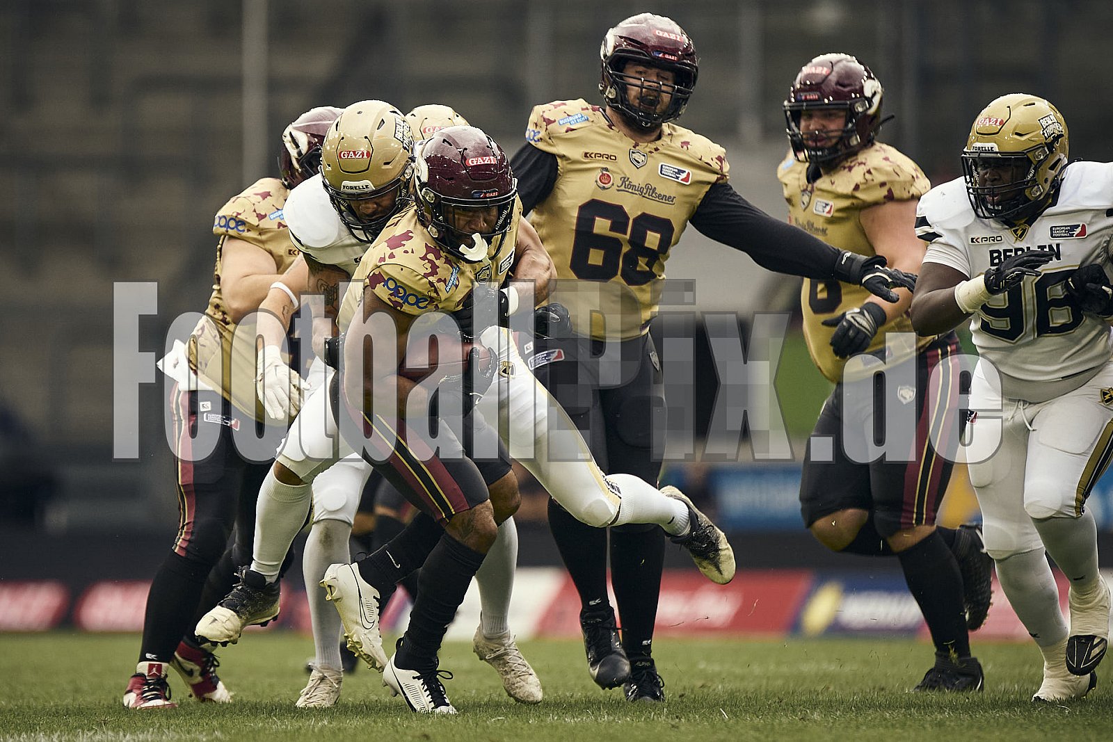 #11 Jonathan Scott, Fullback, Rhein Fire | ELF | Berlin Thunder at Rhein Fire |  Punkte Endstand 07 : 69 | Schauinsland-Reisen-Arena, Duisburg | 27.07.2025 - BerlinThunderAtRheinFire