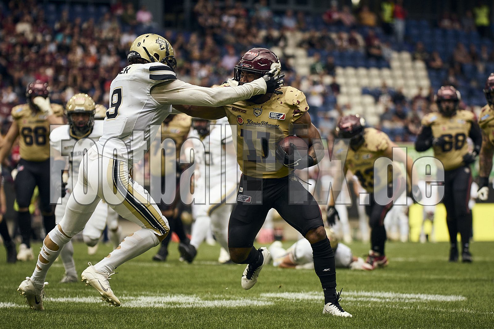 #11 Jonathan Scott, Fullback, Rhein Fire | ELF | Berlin Thunder at Rhein Fire |  Punkte Endstand 07 : 69 | Schauinsland-Reisen-Arena, Duisburg | 27.07.2025 - BerlinThunderAtRheinFire