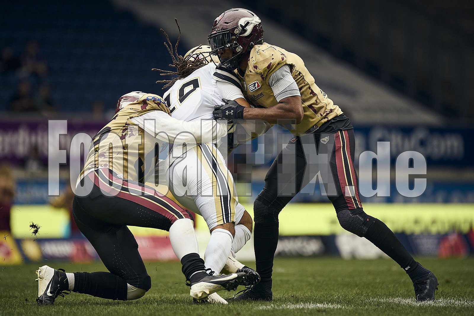 #10 Samuel Oram-Jones, Running Back, Berlin Thunder | ELF | Berlin Thunder at Rhein Fire |  Punkte Endstand 07 : 69 | Schauinsland-Reisen-Arena, Duisburg | 27.07.2025 - BerlinThunderAtRheinFire