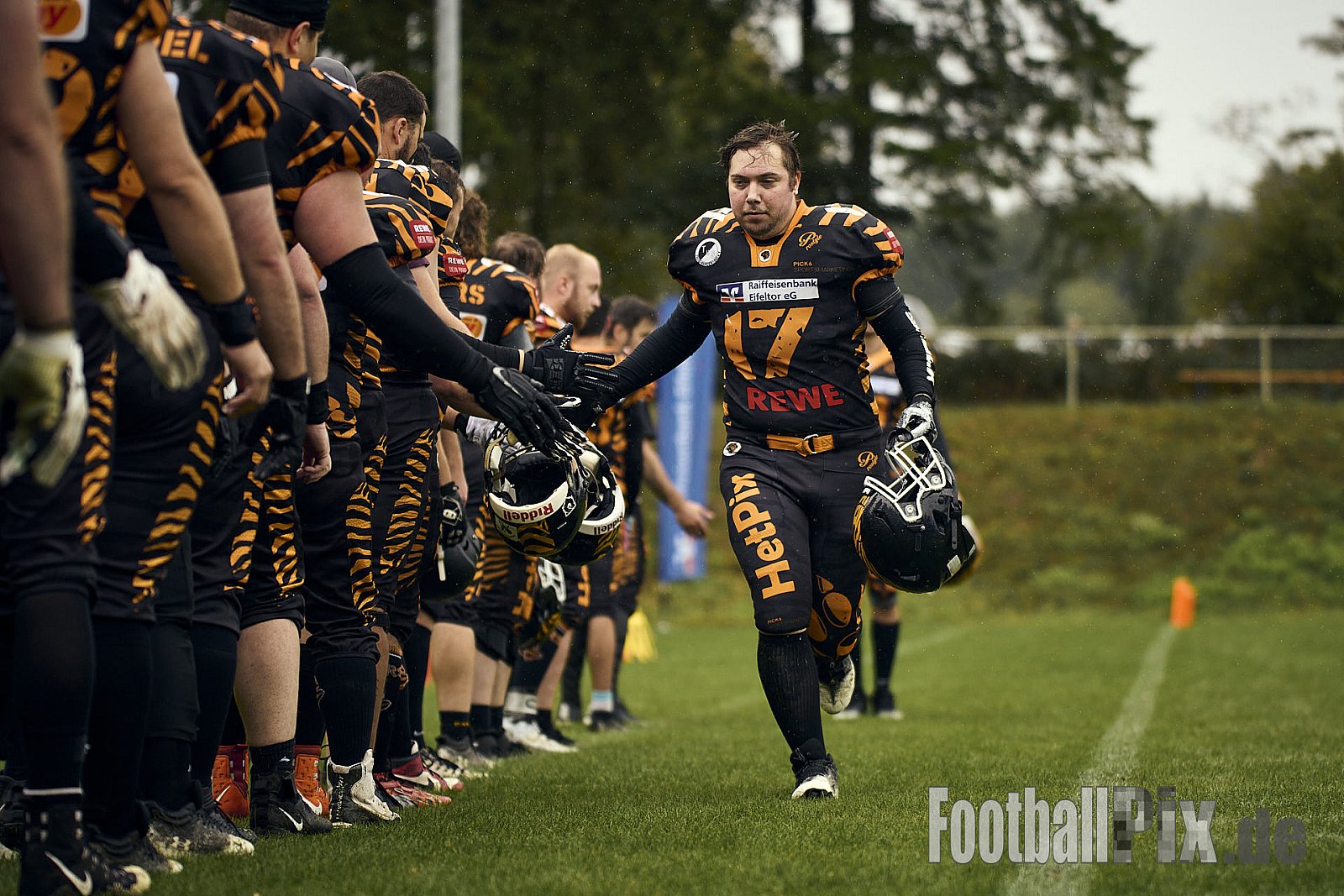 AFCV RLP Bezirksliga Mitte | Mosel Valley Tigers vs. Hanau Hornets |  Punkte Endstand 09 : 68 | Sportplatz Leienkaul, Laubach | 21.09.2025 | Job ID: 2025-09-21_0185 - MoselValleyTigersVsHanauHornets