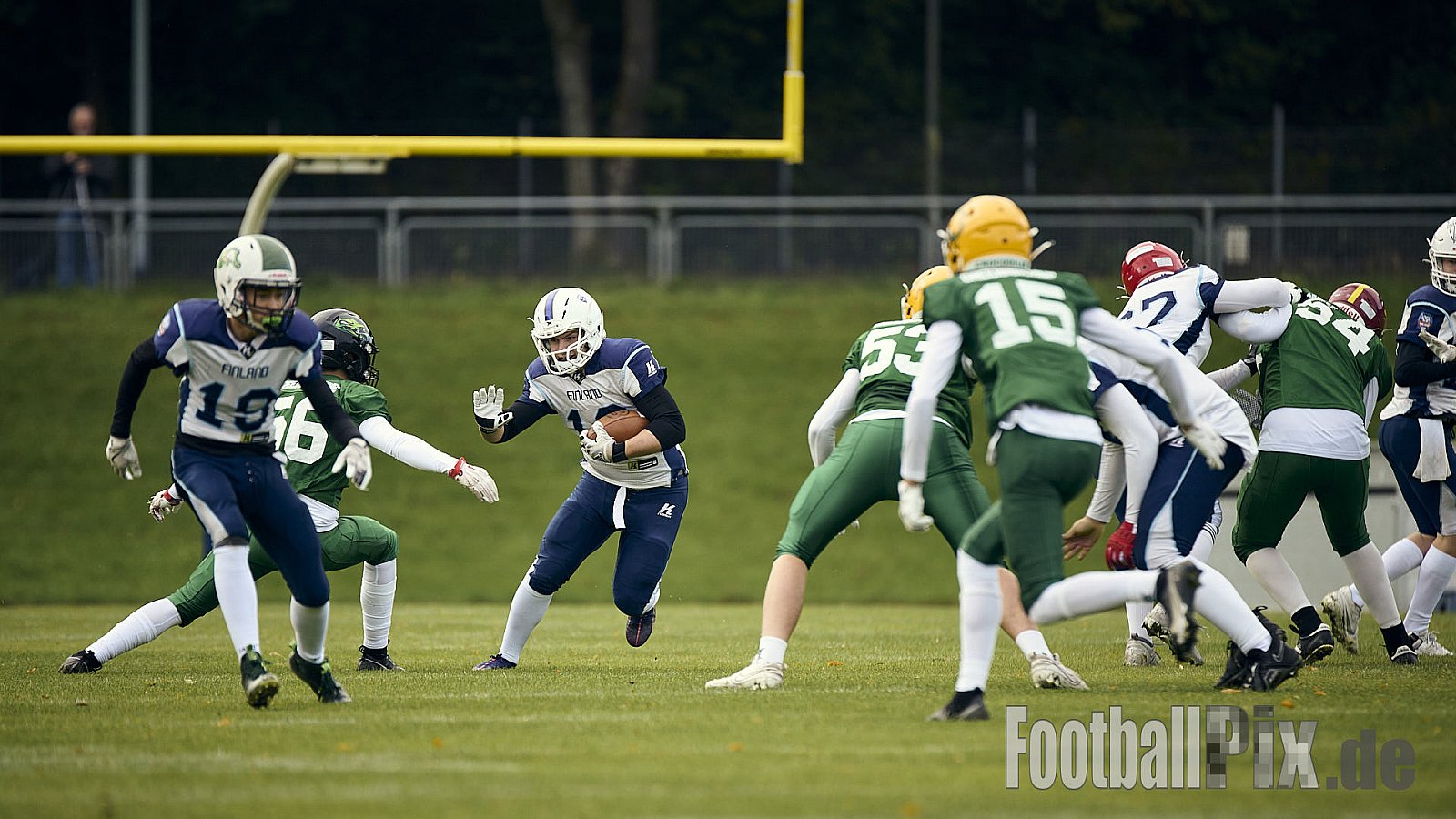 U15 GreenMachine | U15 GreenMachine vs. U15 National Finnland |  Punkte Endstand 32 : 00 | Stadion am Hallo, Essen | 27.09.2025 | Job ID: 2025-09-27_0061 - U15GreenMachineVsNatioFinnland