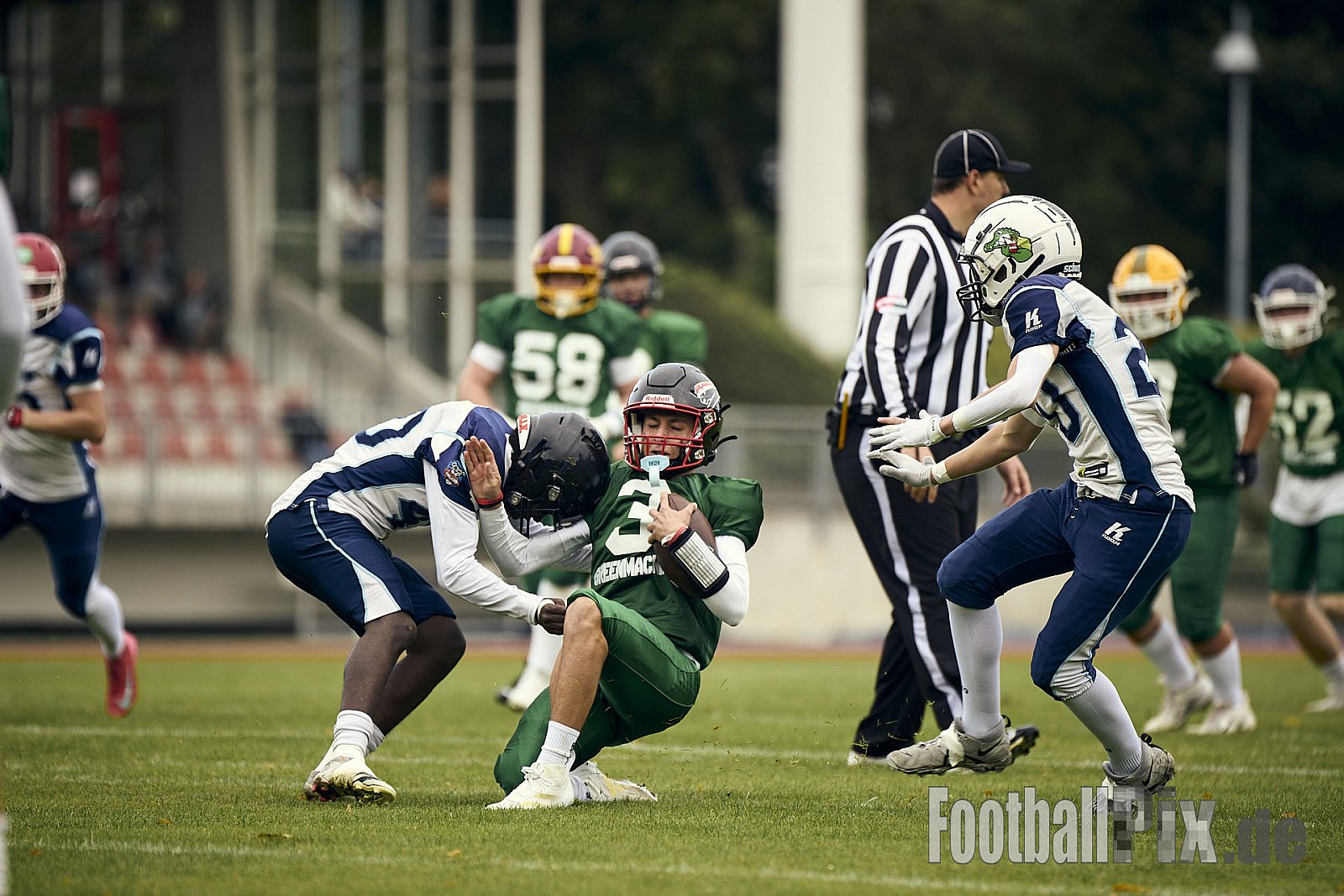 U15 GreenMachine | U15 GreenMachine vs. U15 National Finnland |  Punkte Endstand 32 : 00 | Stadion am Hallo, Essen | 27.09.2025 | Job ID: 2025-09-27_0086 - U15GreenMachineVsNatioFinnland