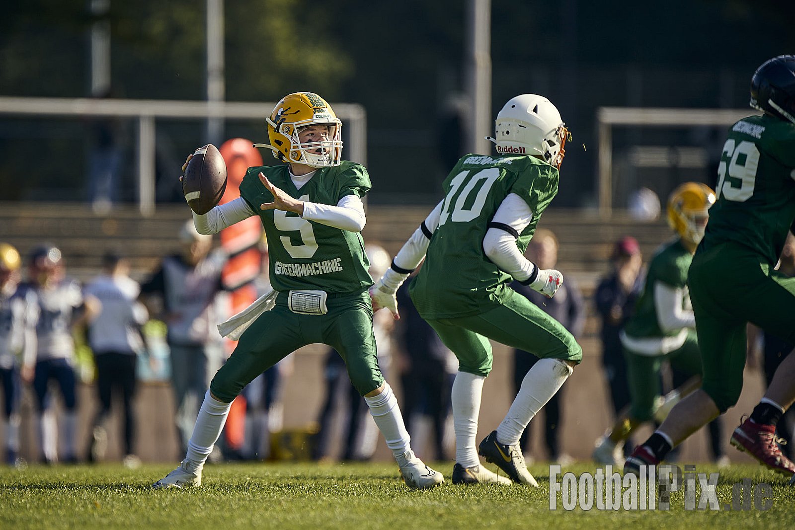 U15 GreenMachine | U15 GreenMachine vs. U15 National Finnland |  Punkte Endstand 32 : 00 | Stadion am Hallo, Essen | 27.09.2025 | Job ID: 2025-09-27_0257 - U15GreenMachineVsNatioFinnland