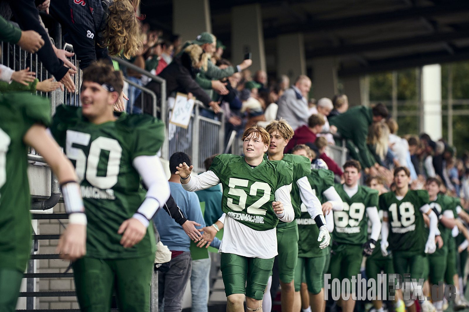 U15 GreenMachine | U15 GreenMachine vs. U15 National Finnland |  Punkte Endstand 32 : 00 | Stadion am Hallo, Essen | 27.09.2025 | Job ID: 2025-09-27_0348 - U15GreenMachineVsNatioFinnland
